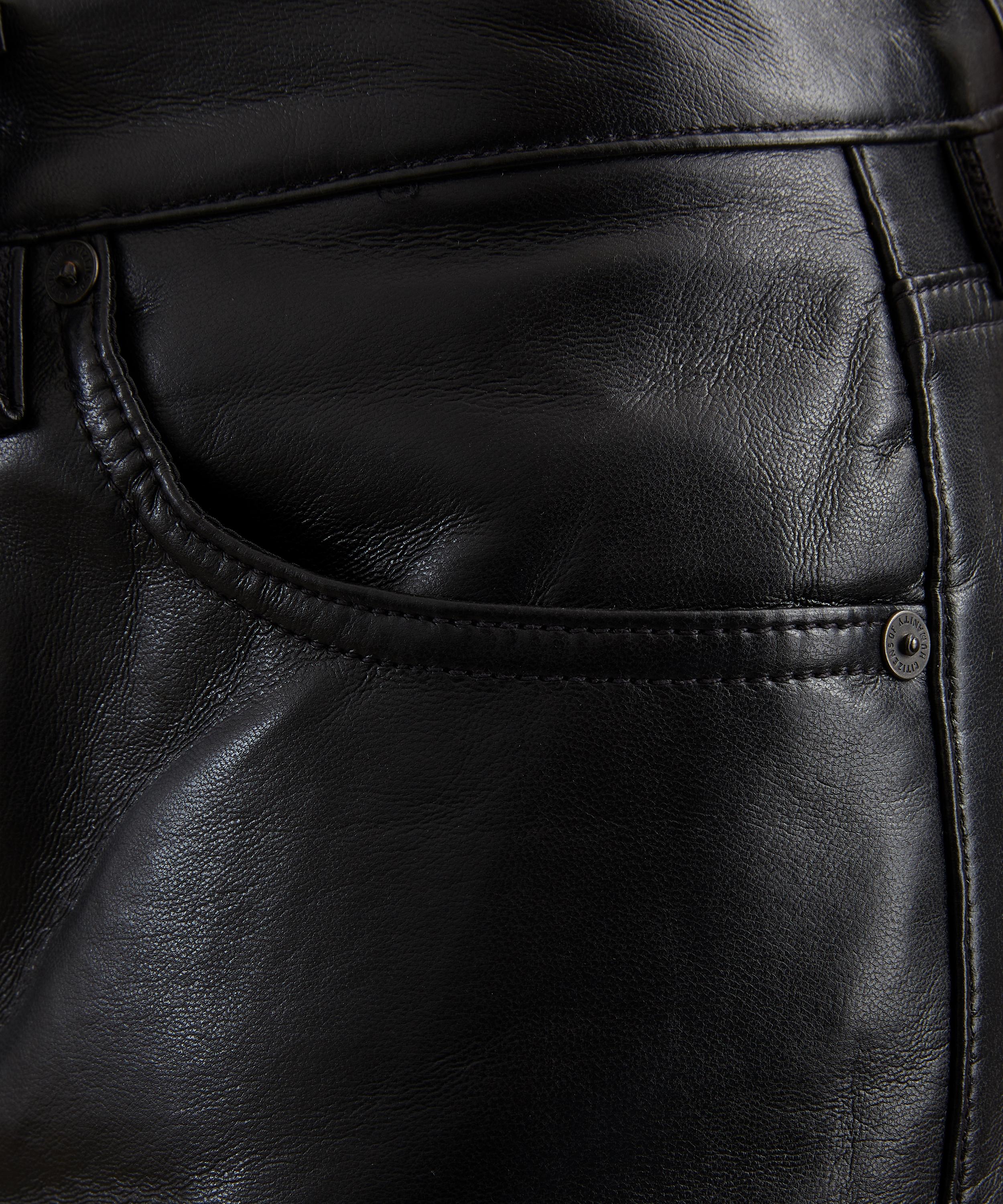 Citizens of Humanity - Genova Leather Low-Rise Boot Trousers image number 4