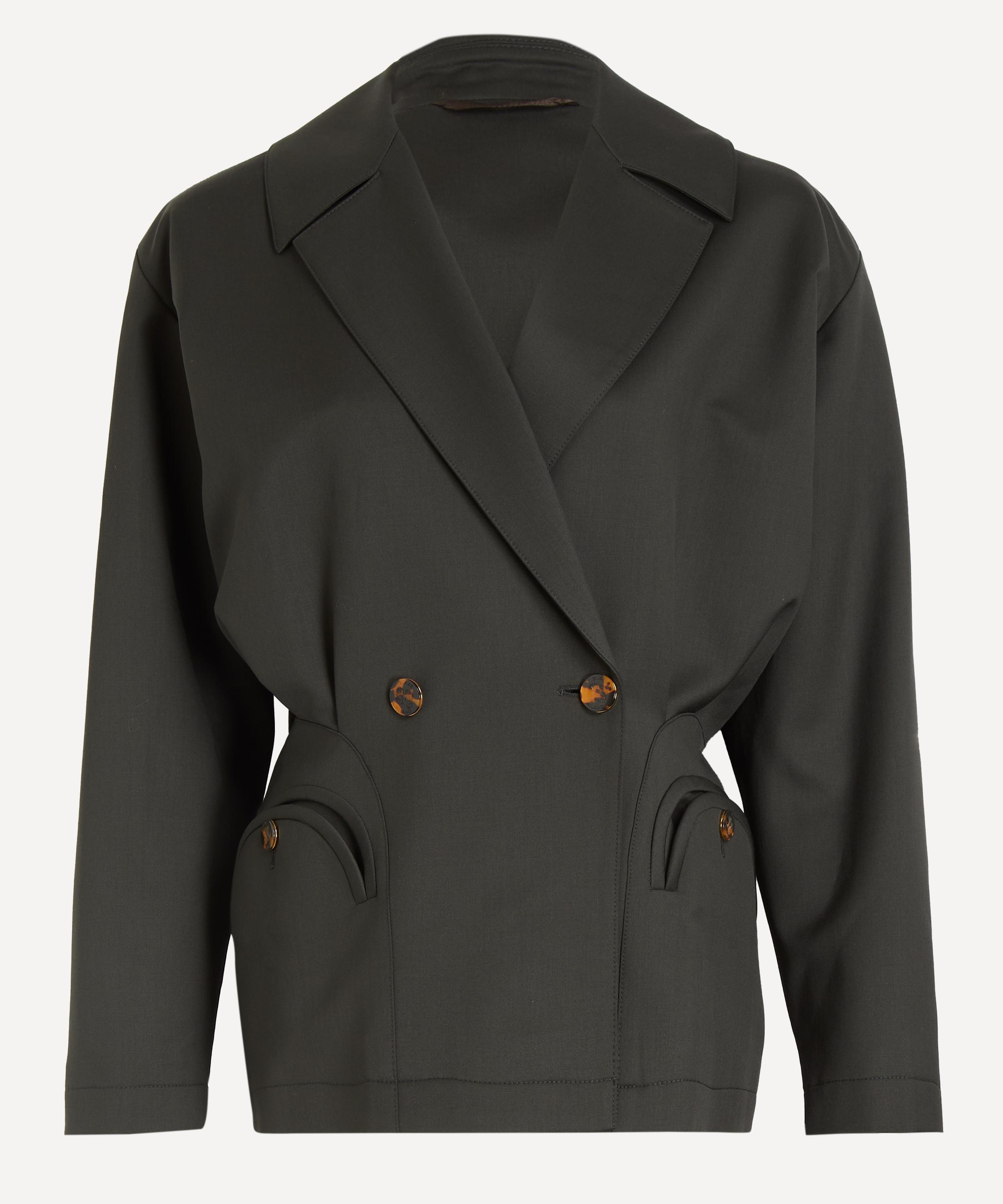 BLAZ&Eacute; Milano - Green Nahalin Double-Breasted Blazer