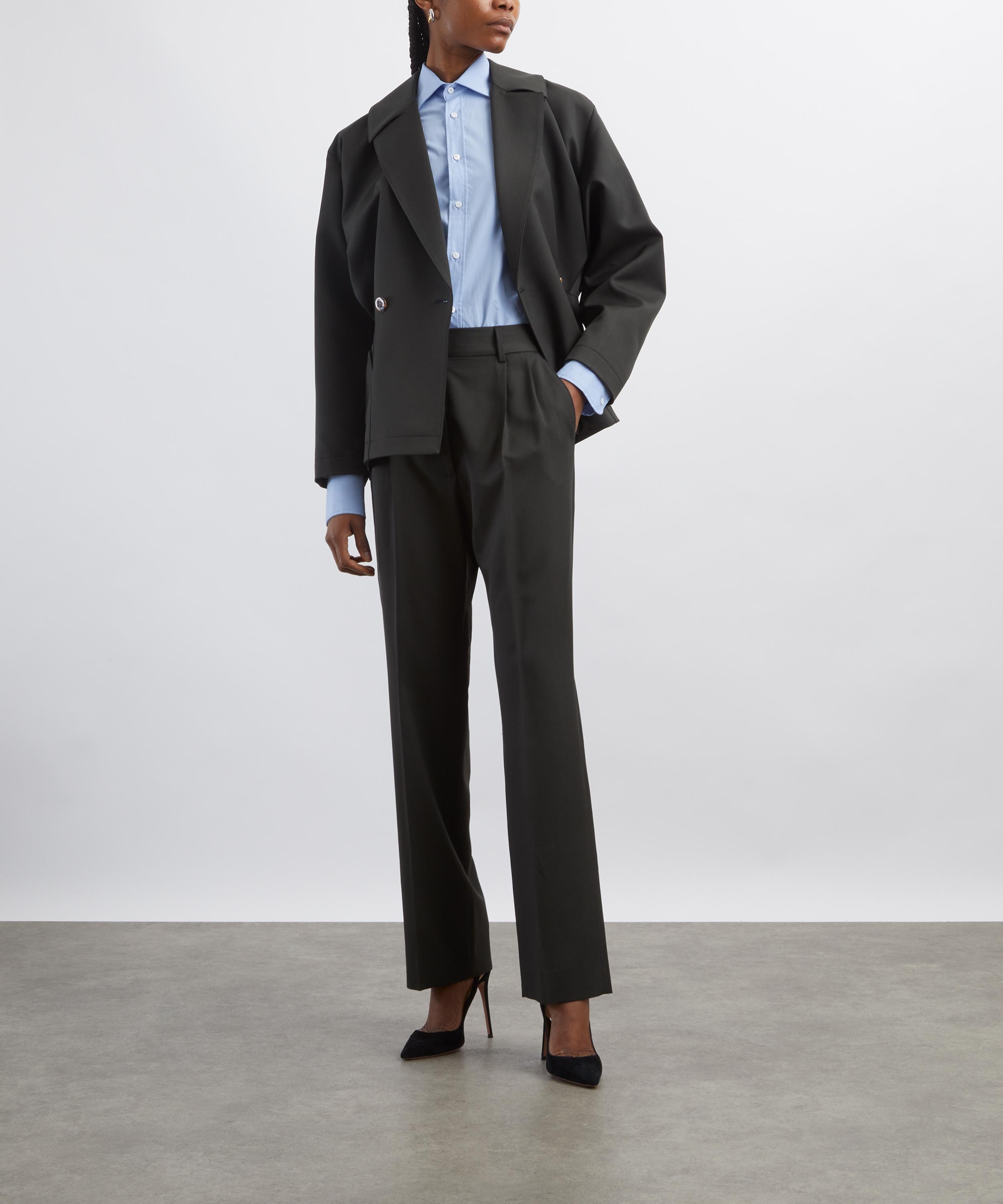 BLAZ&Eacute; Milano - Green Nahalin Double-Breasted Blazer image number 1