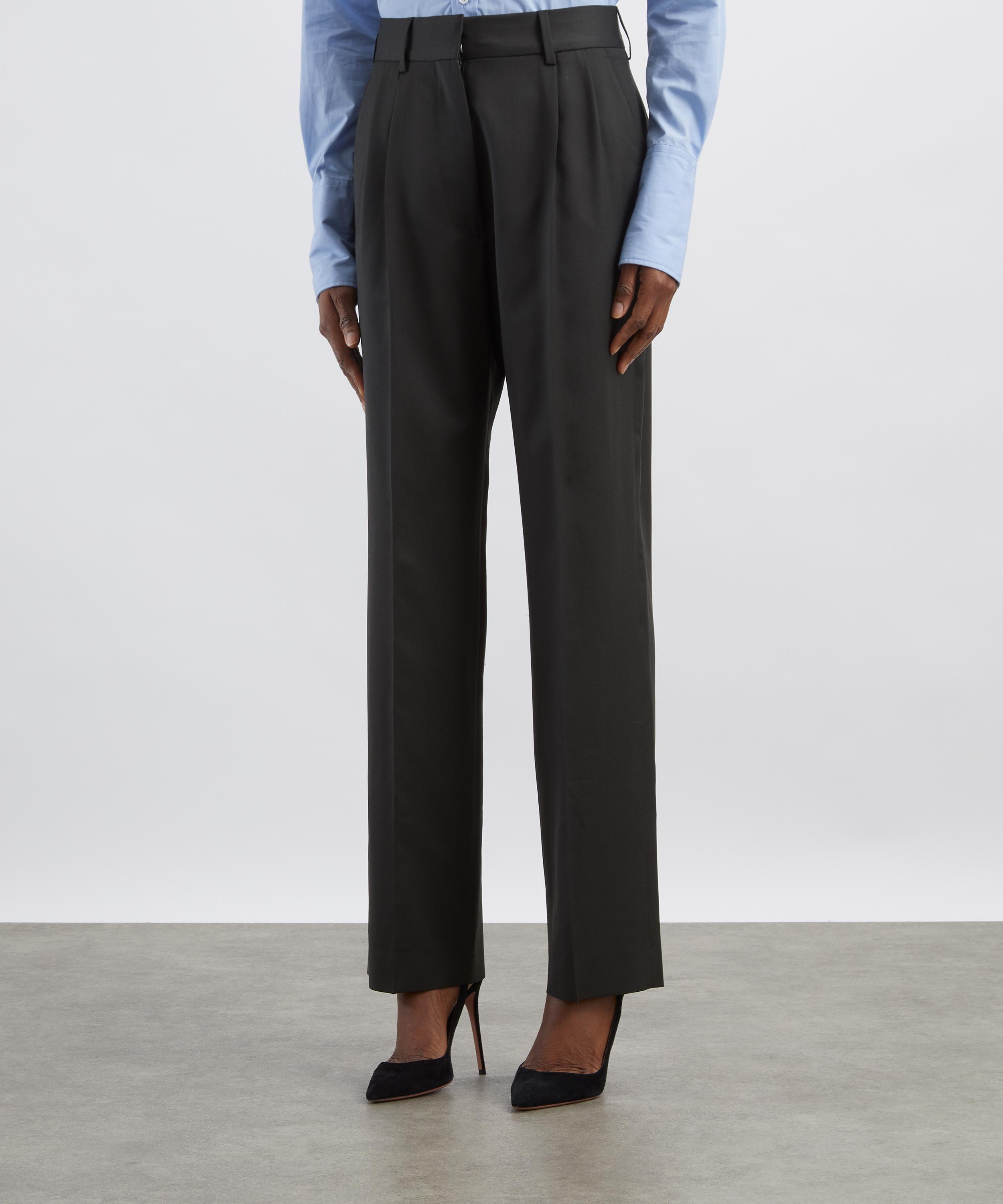 BLAZ&Eacute; Milano - Green Nahalin Pleated Trousers image number 2