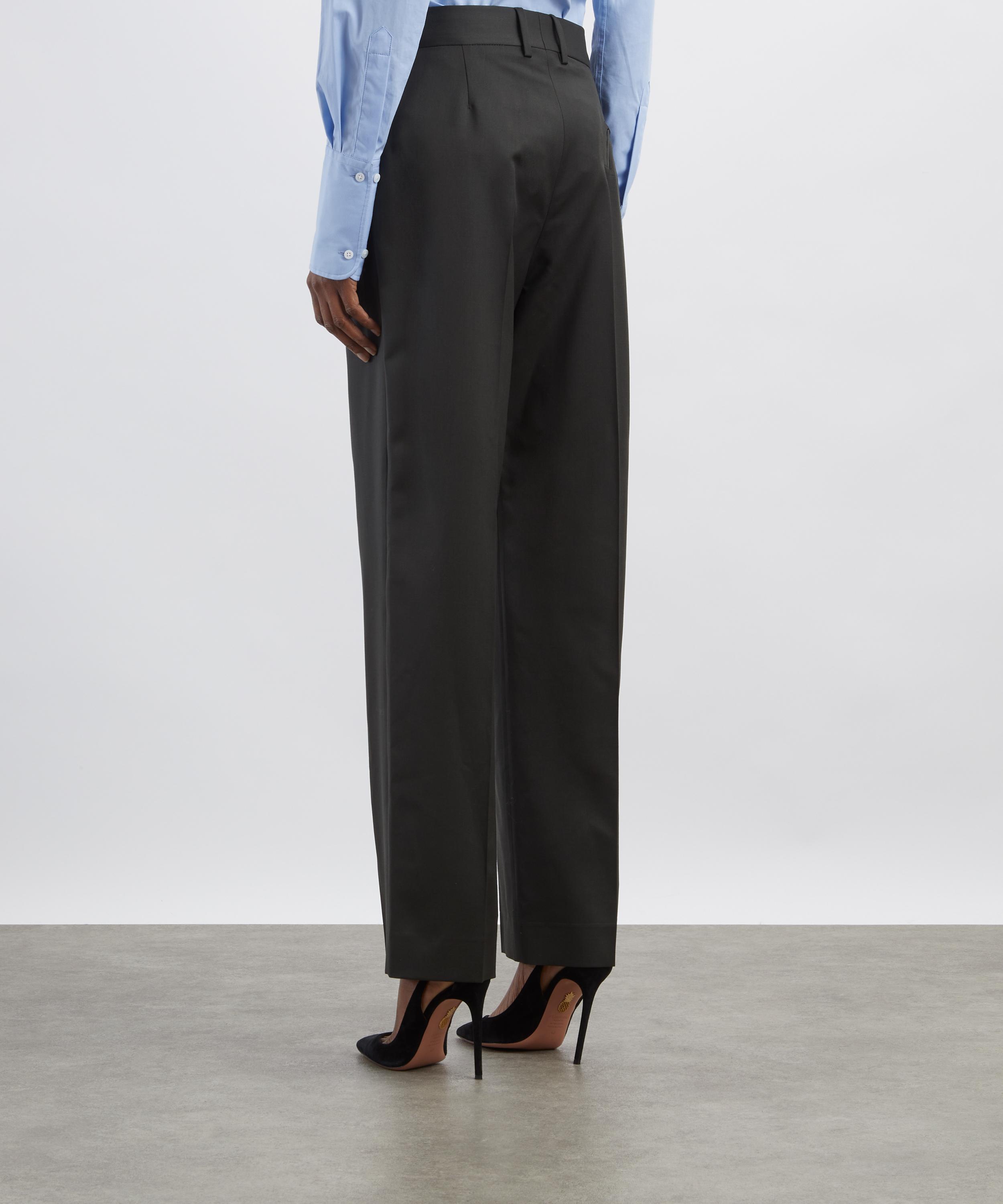 BLAZ&Eacute; Milano - Green Nahalin Pleated Trousers image number 3