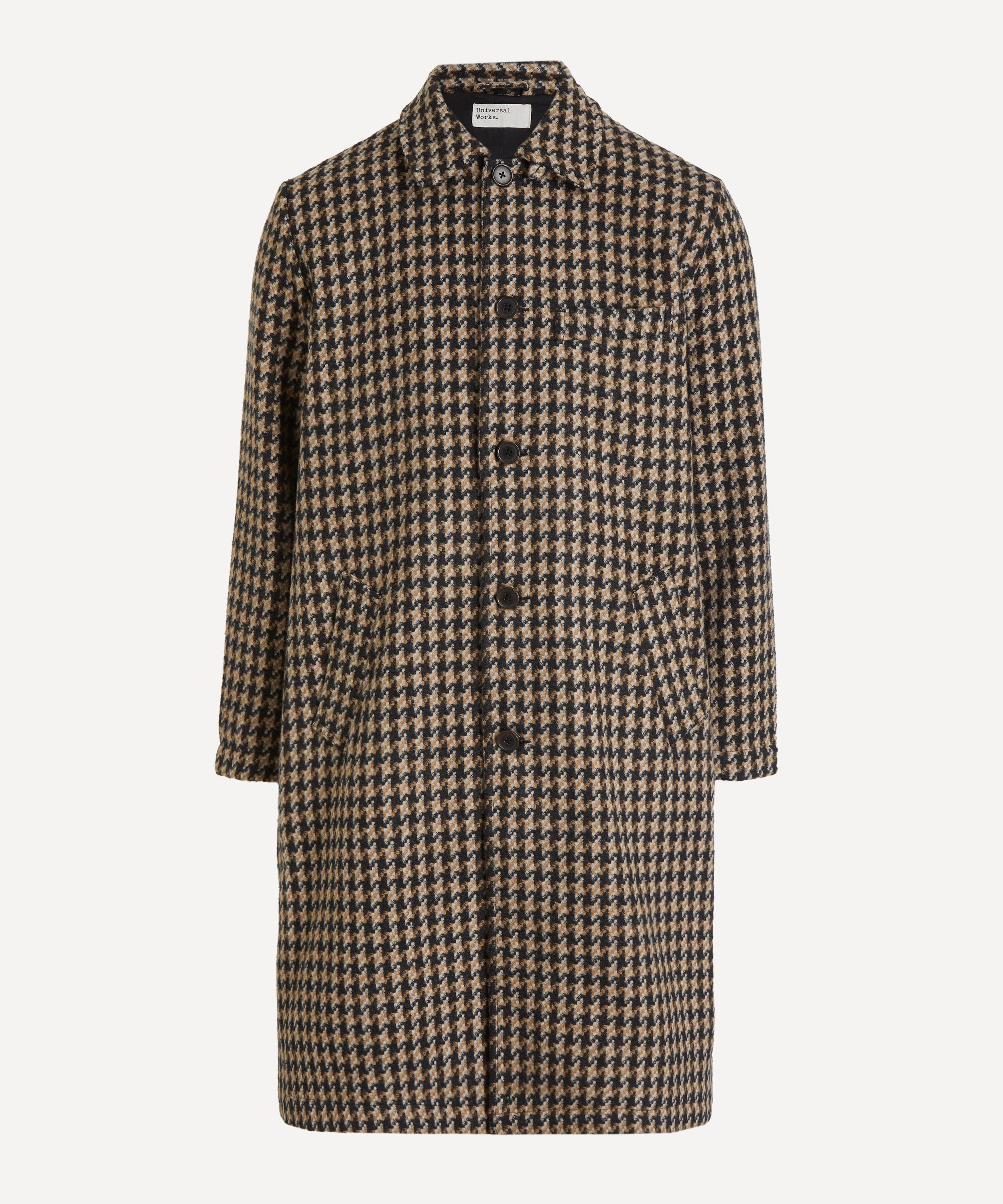 Universal Works - Sand Cortina Tweed Long Swing Coat