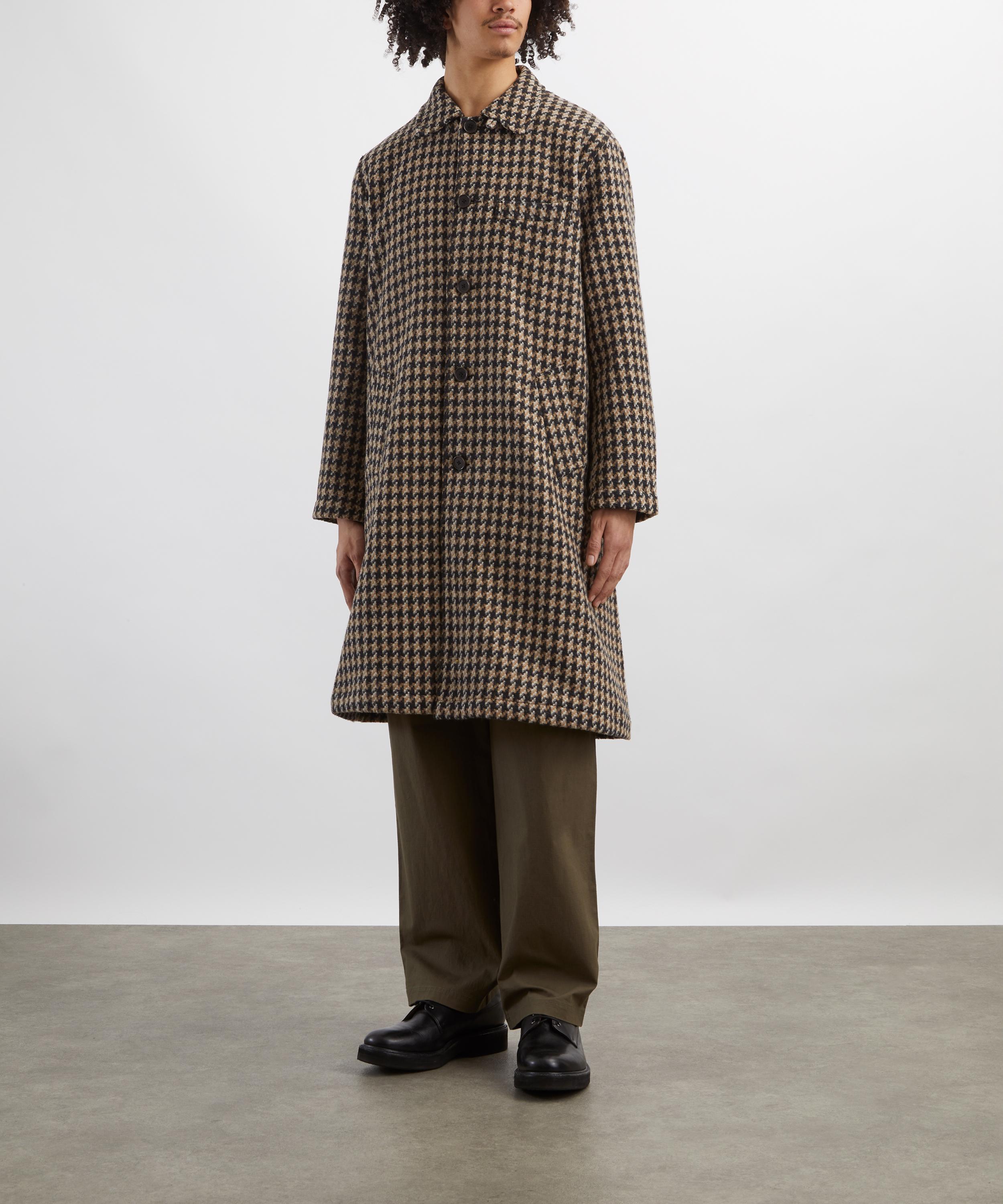 Universal Works - Sand Cortina Tweed Long Swing Coat image number 2