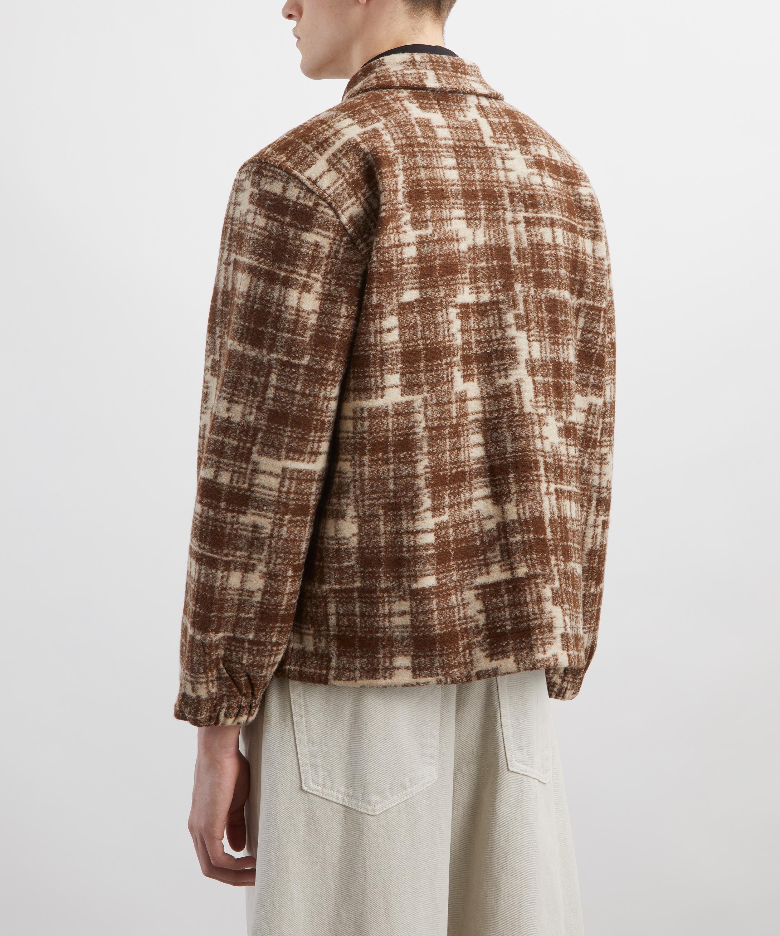 Universal Works - Sand Patch Check Fleece Chore Jacket image number 3