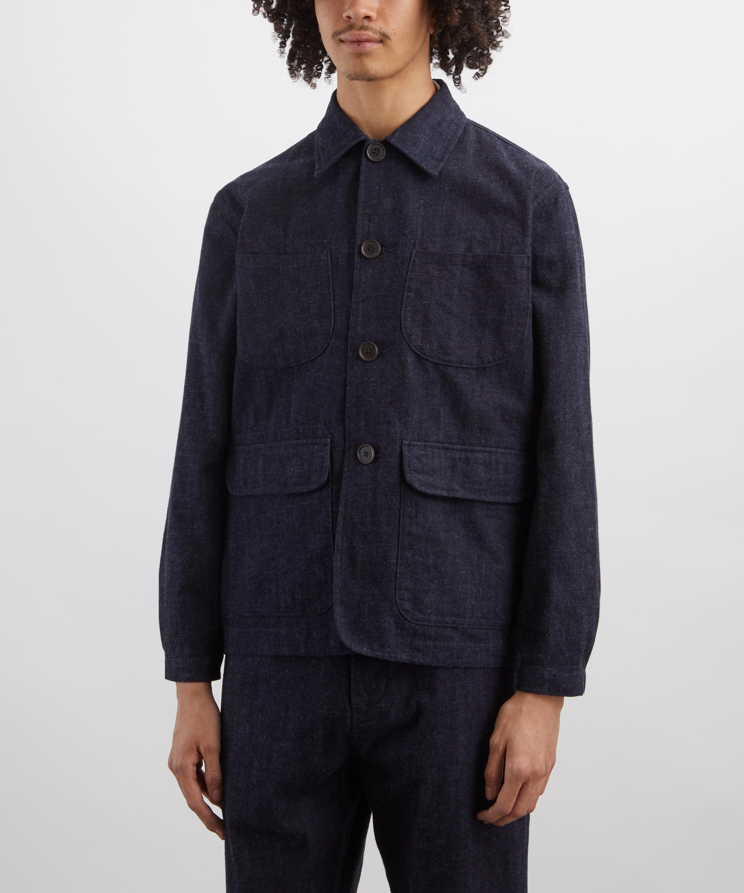 Universal Works - Indigo Work Denim Labour Jacket image number 2