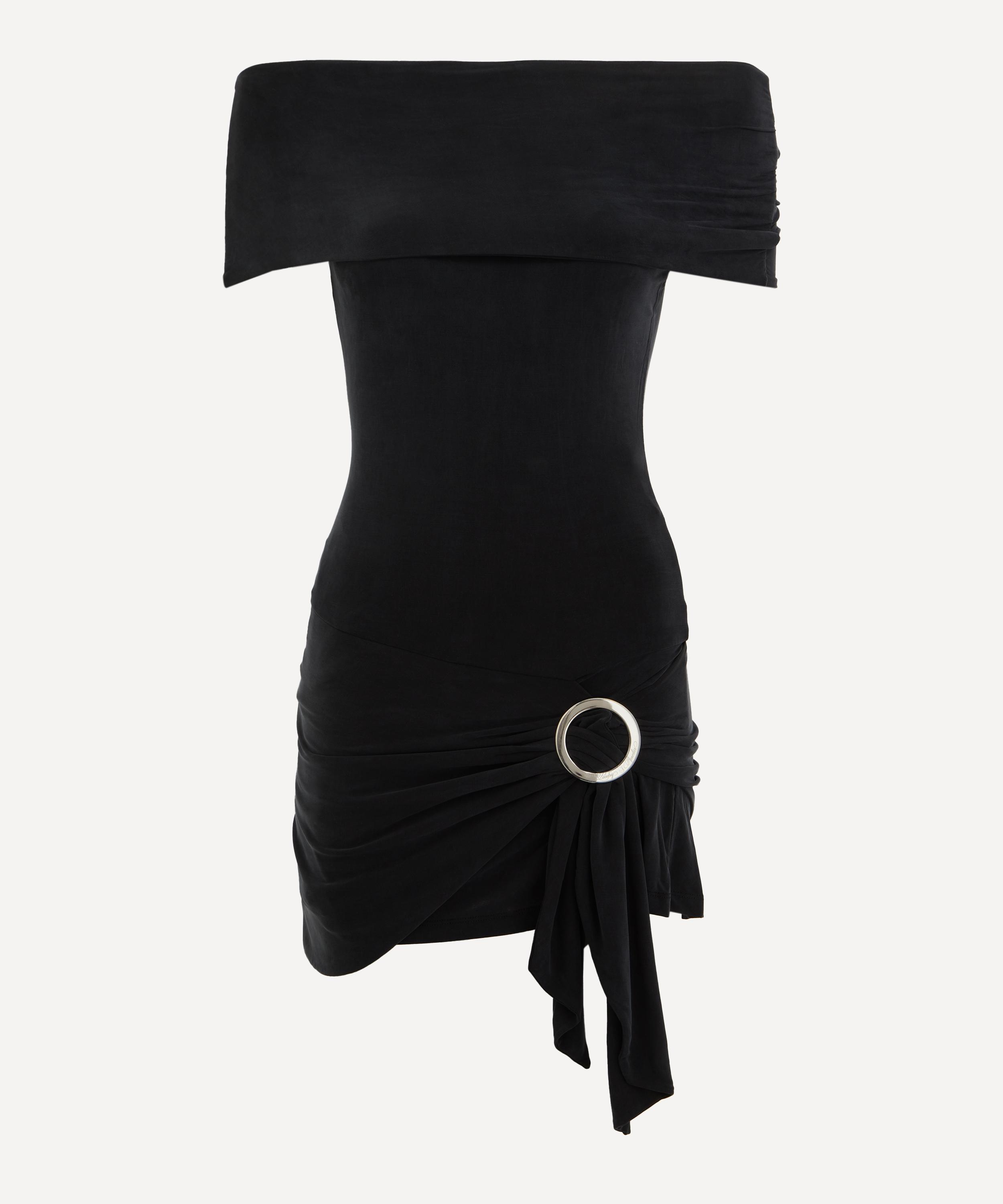 Peachy Den - Amelia Bandeau Graphite Mini Dress image number 0