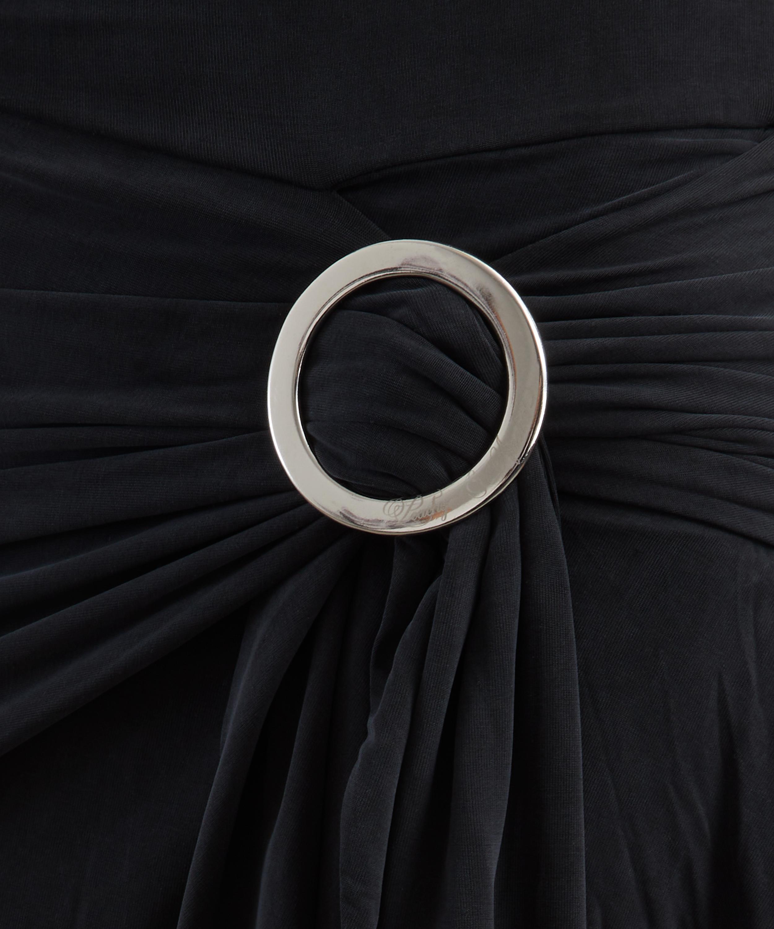 Peachy Den - Amelia Bandeau Graphite Mini Dress image number 4