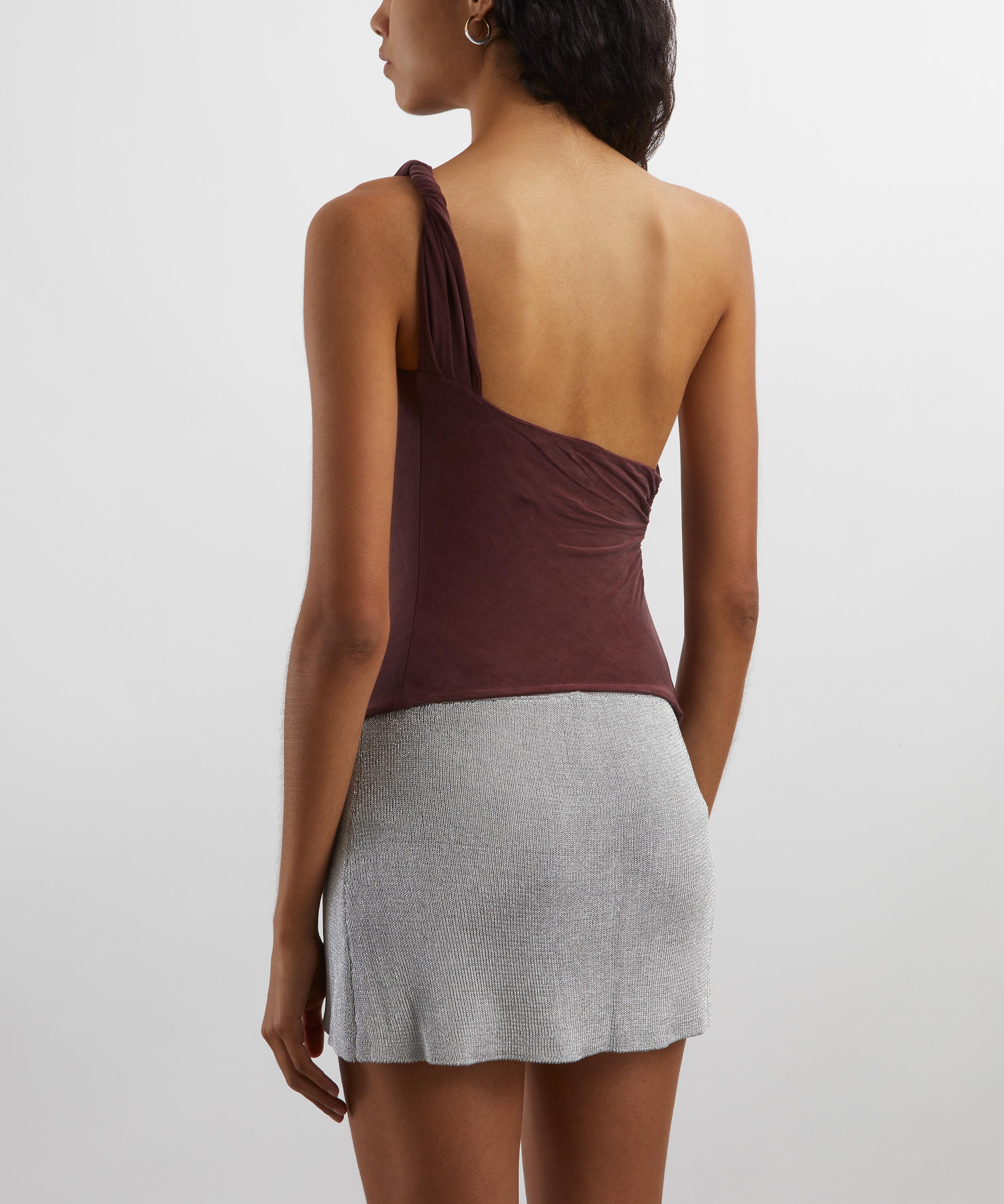 Peachy Den - Amelia Hot Choc One-Shoulder Top image number 3