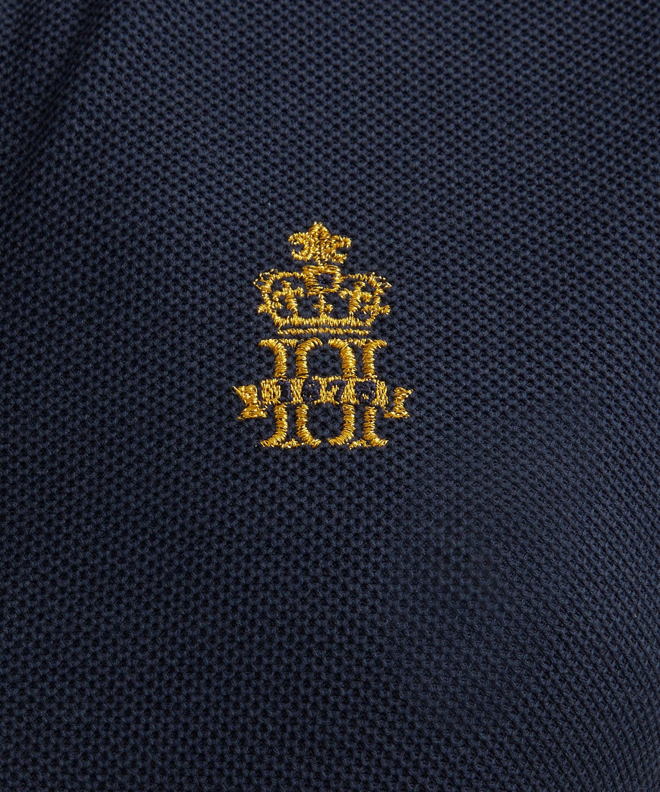 Hurlingham Polo - Mercia Silk-Blend Polo Shirt image number 4