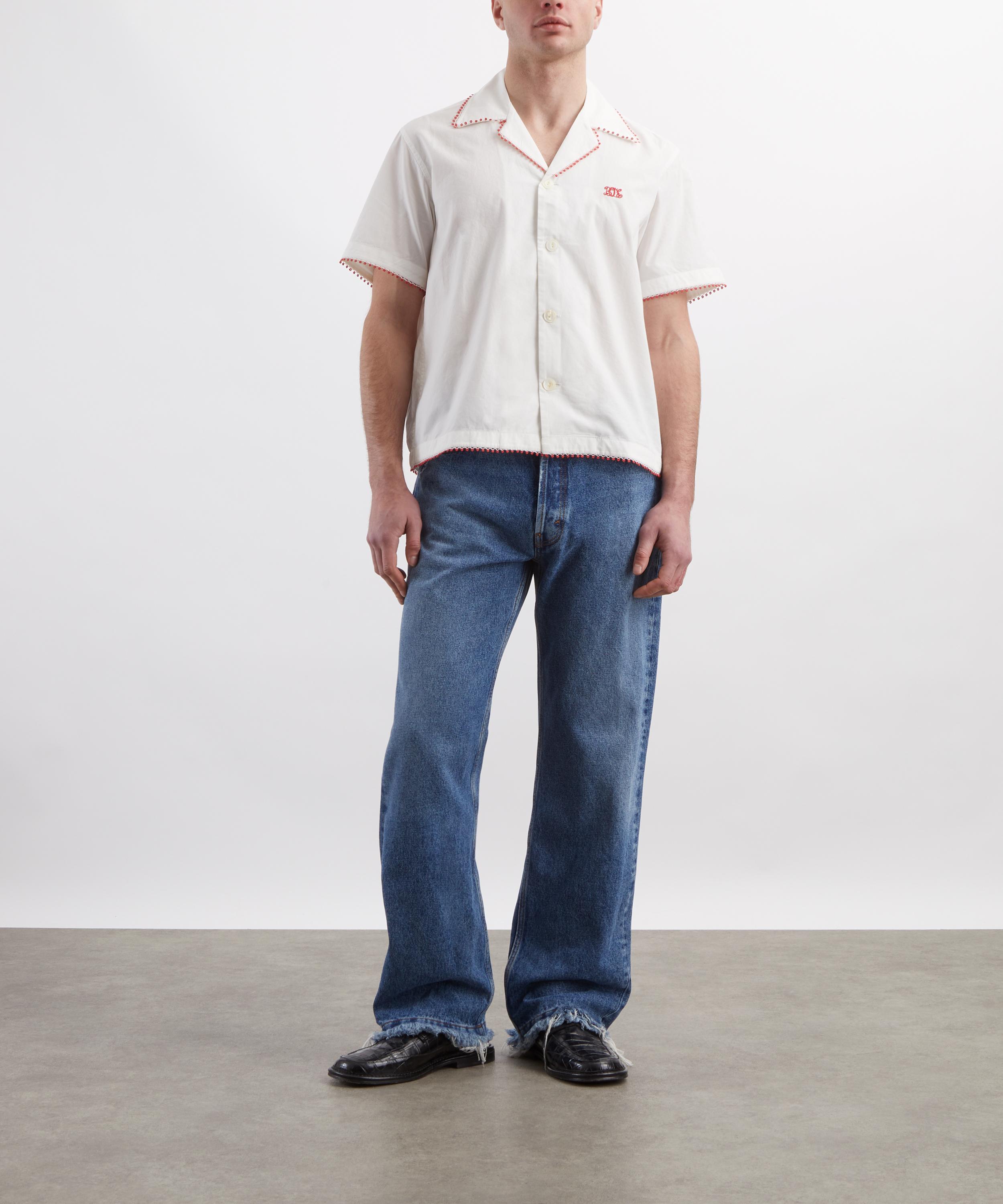 Bode - Redbud Short-Sleeve Shirt image number 1