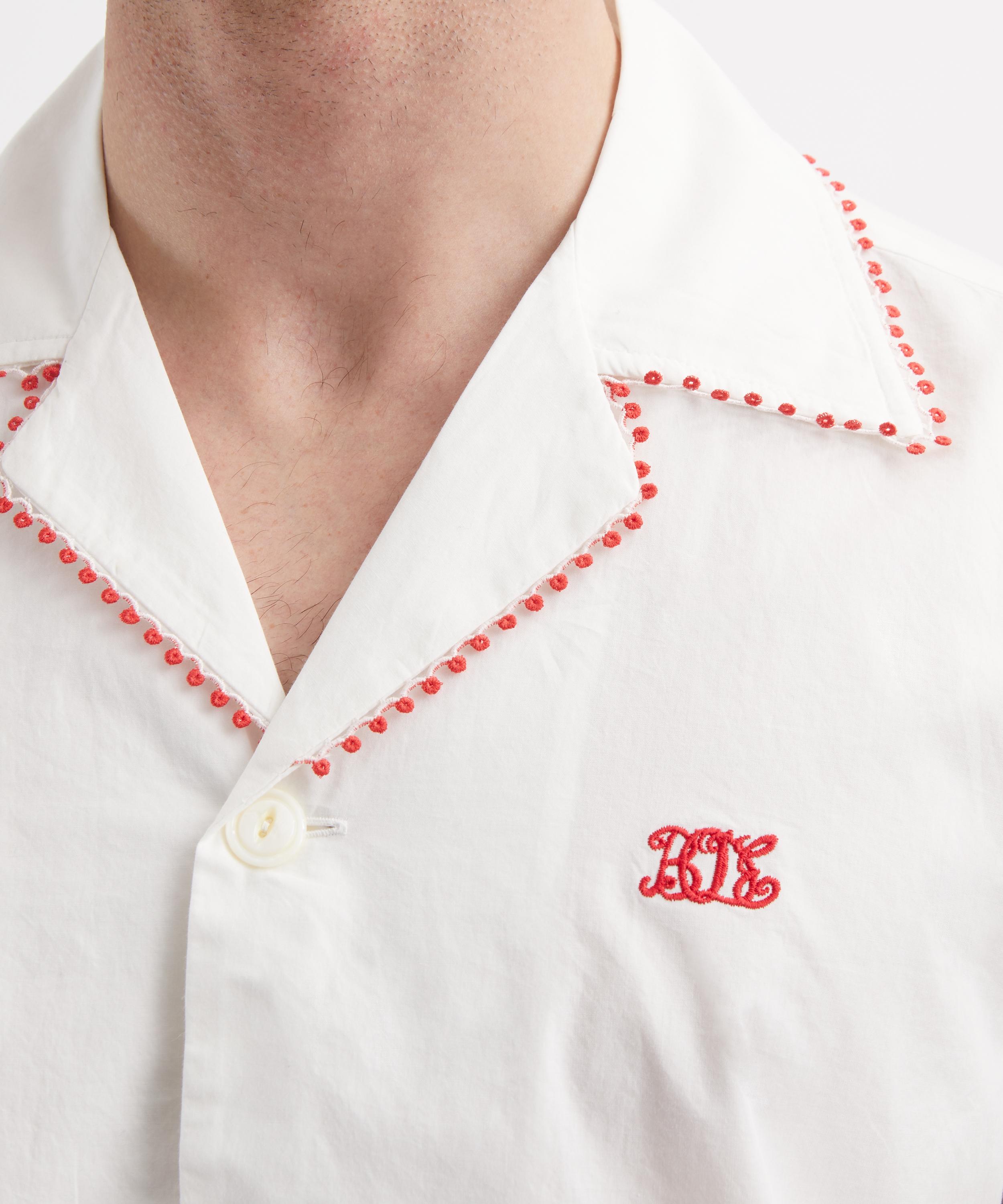 Bode - Redbud Short-Sleeve Shirt image number 4