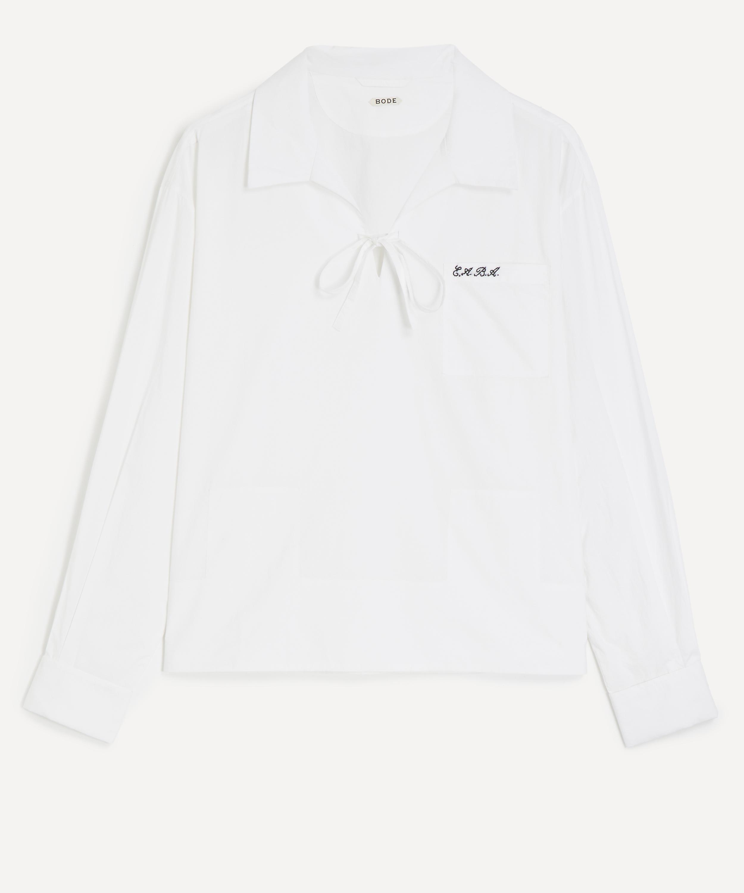 Bode - Cotton Maze Long-Sleeve Shirt