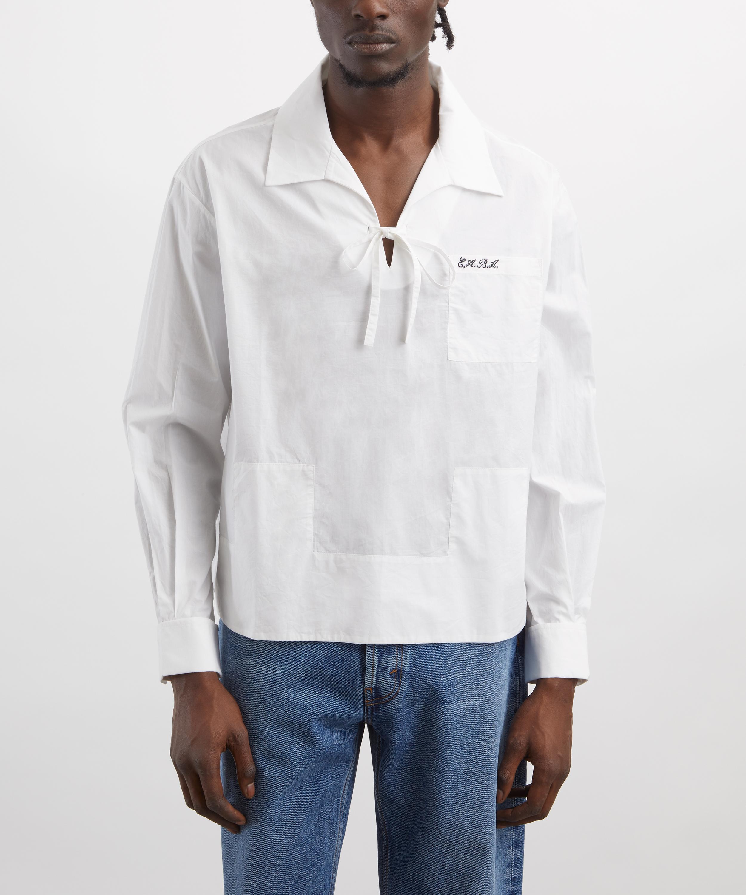 Bode - Cotton Maze Long-Sleeve Shirt image number 2