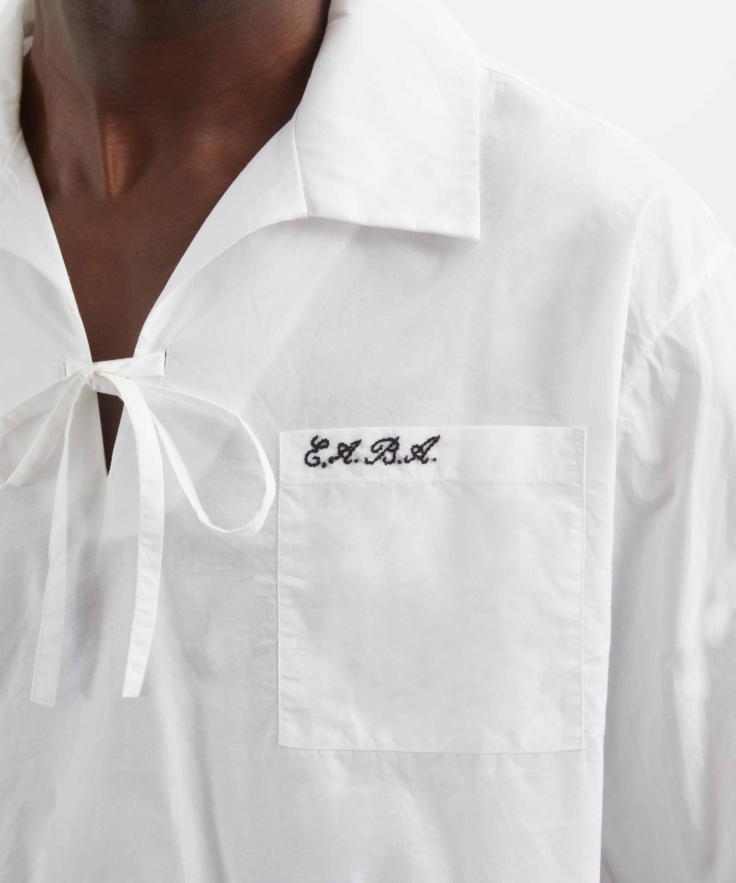 Bode - Cotton Maze Long-Sleeve Shirt image number 4