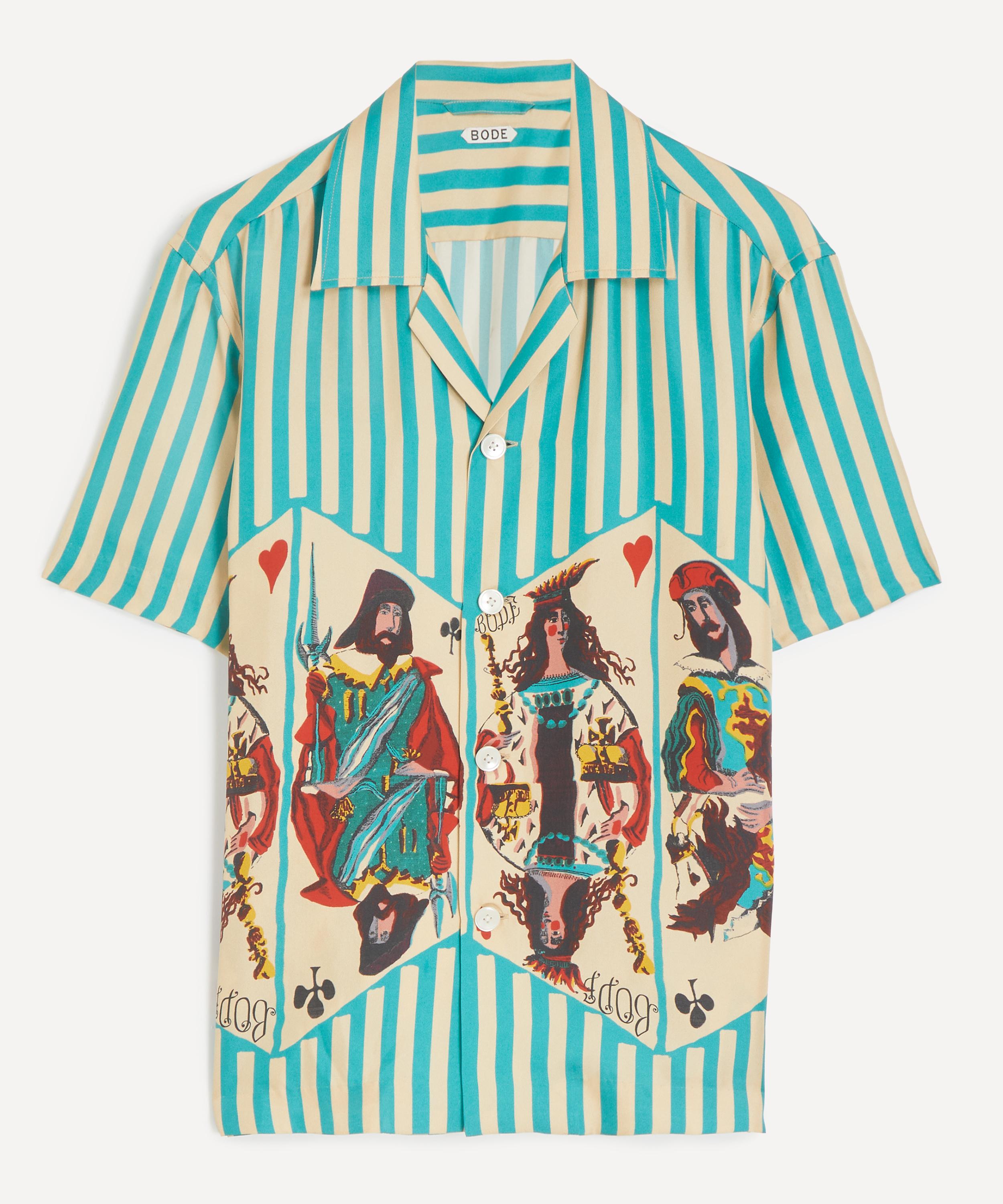 Bode - Royals Silk Short-Sleeve Shirt