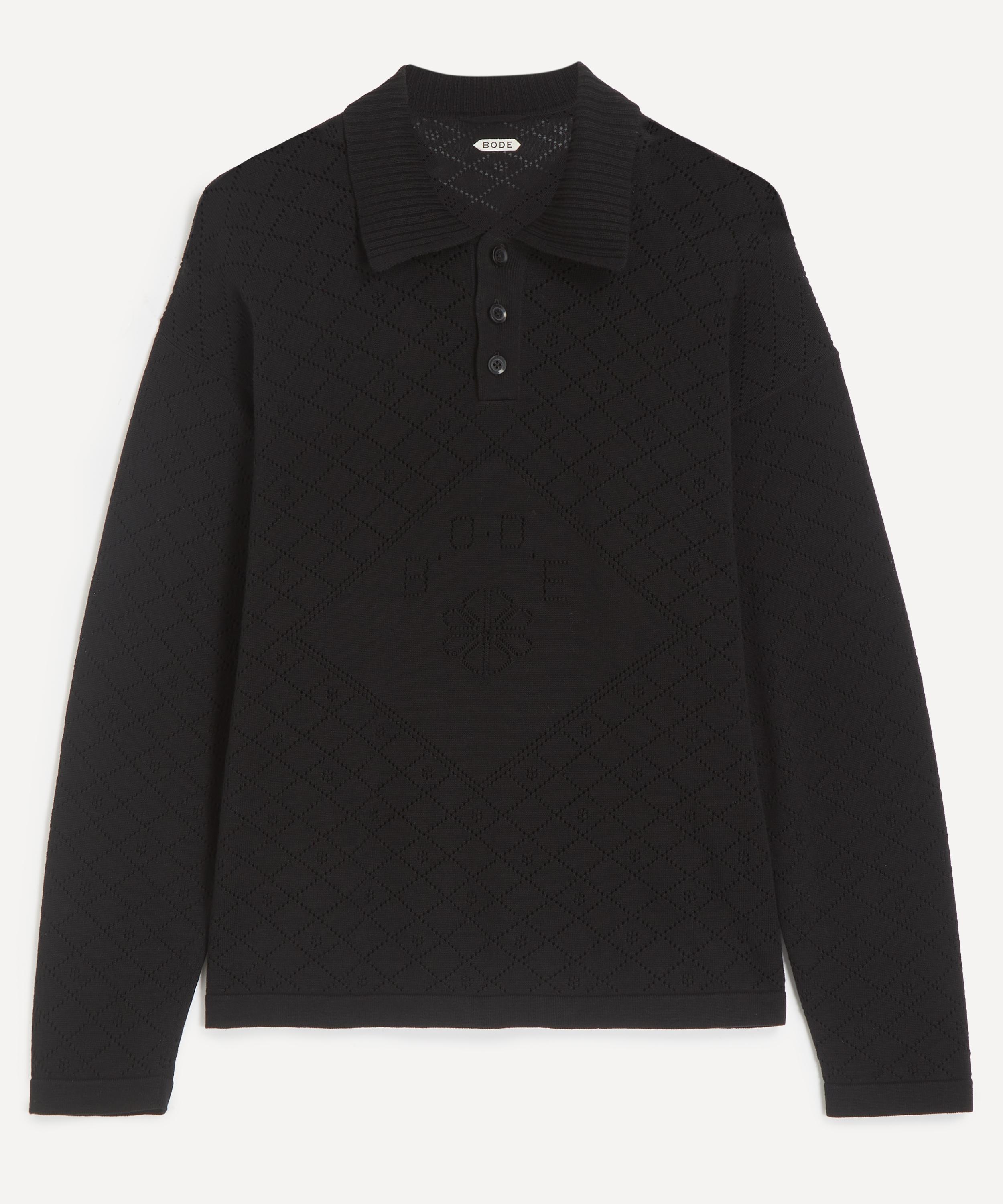 Bode - Black Anisette Polo