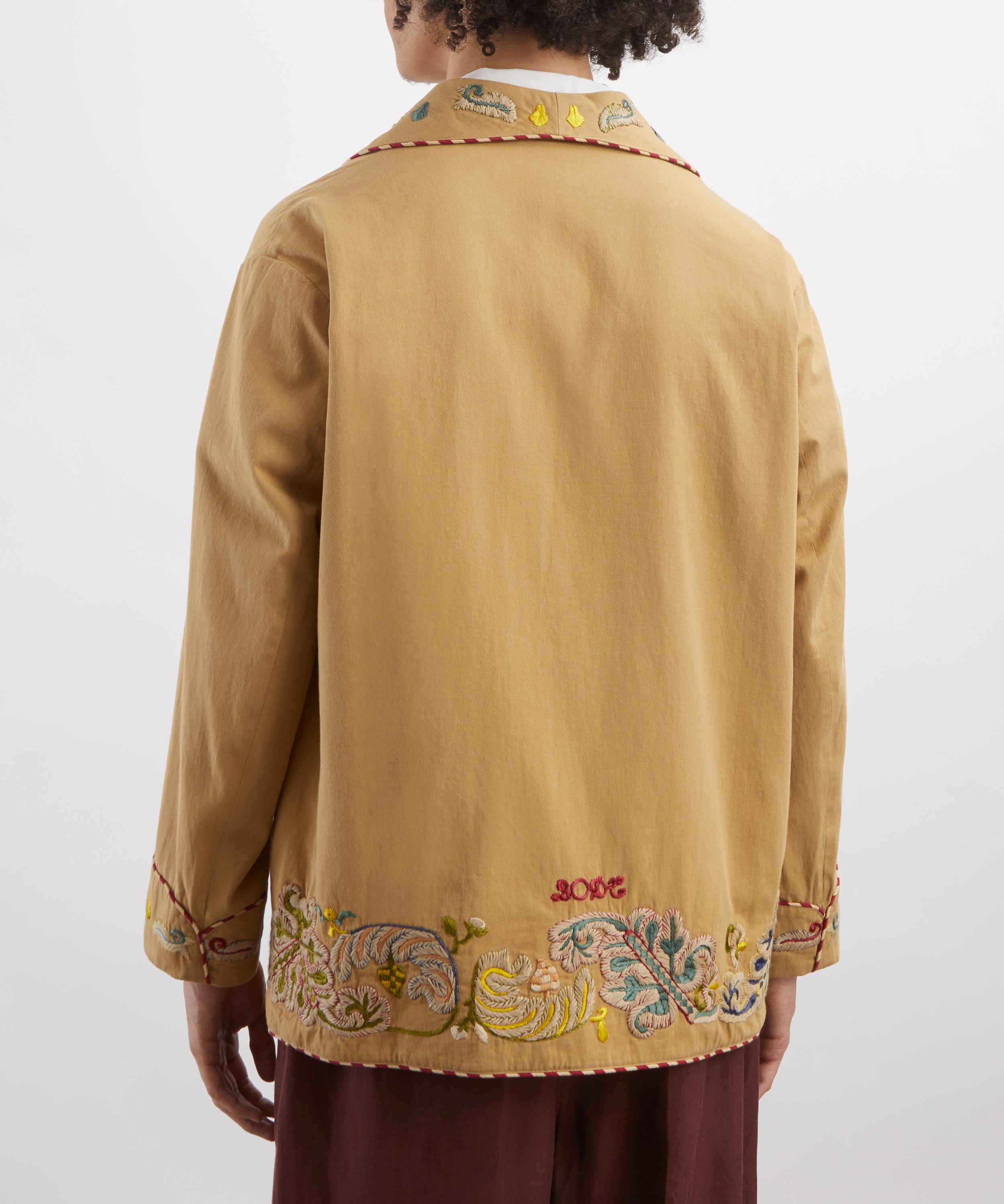 Bode - Feather Runner Smoking Jacket image number 3