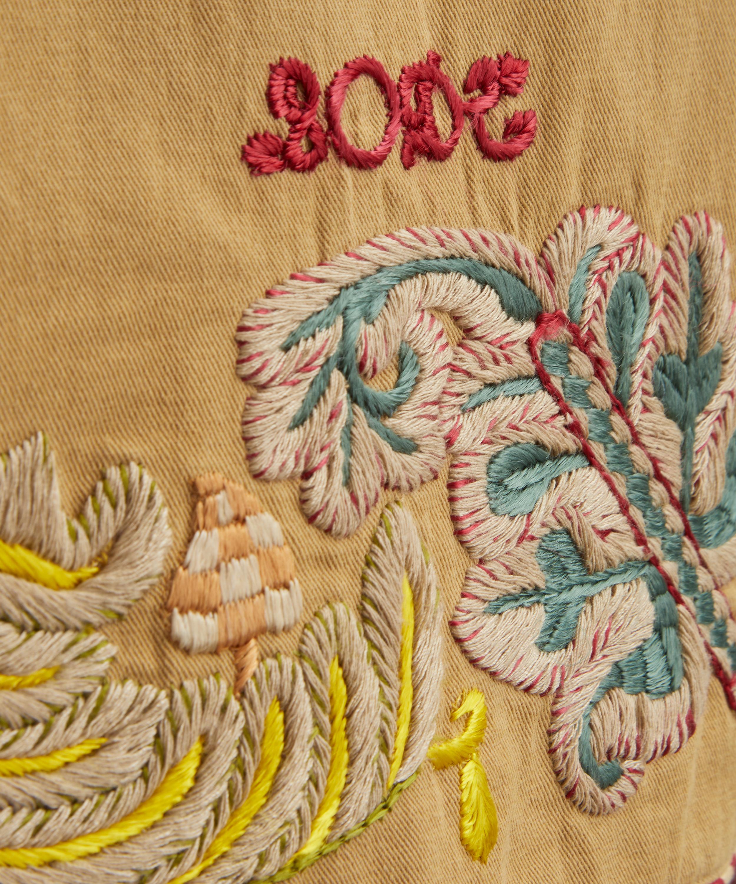 Bode - Feather Runner Smoking Jacket image number 4