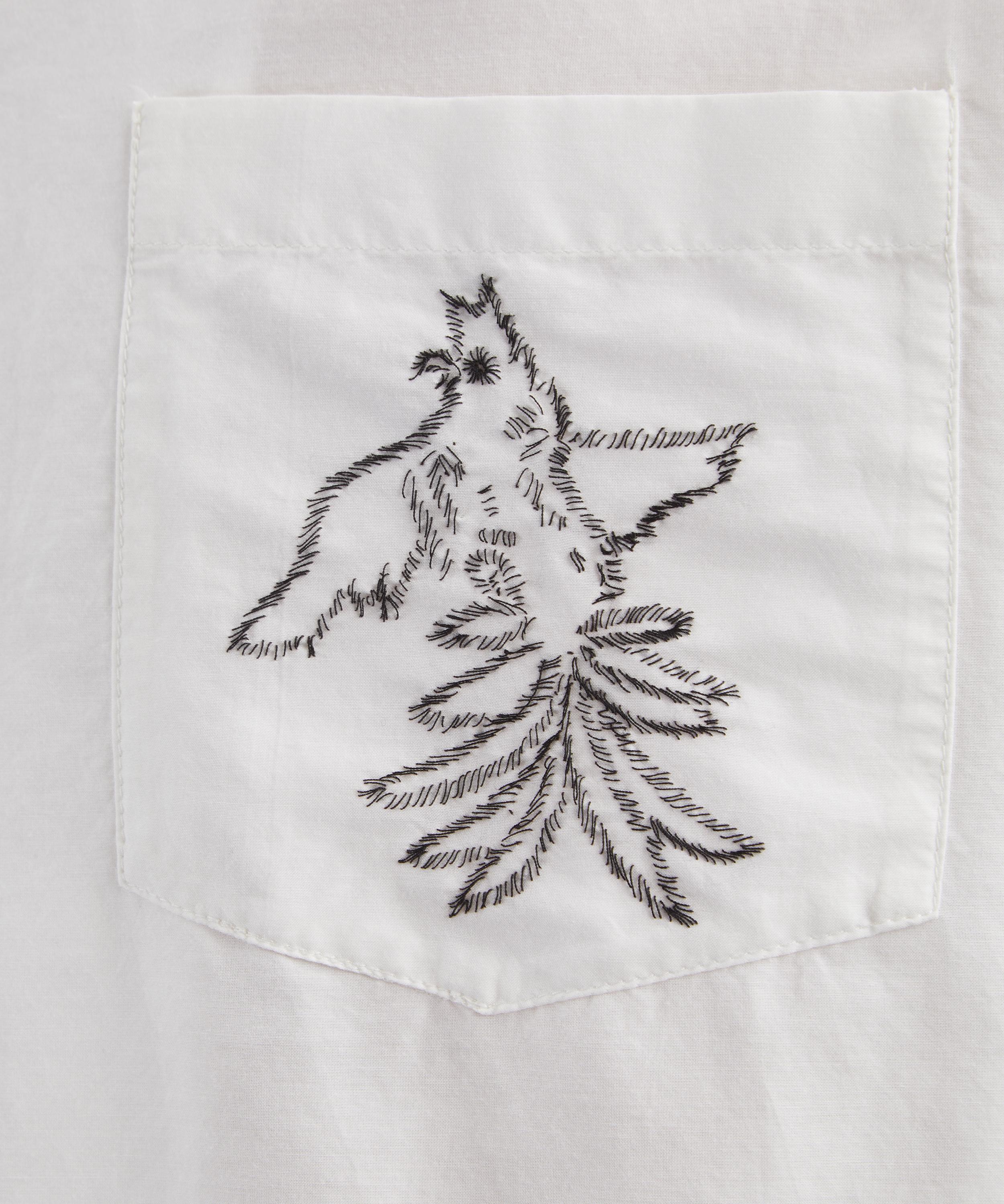 Bode - Cockatoo Cotton-Silk Shirt image number 4