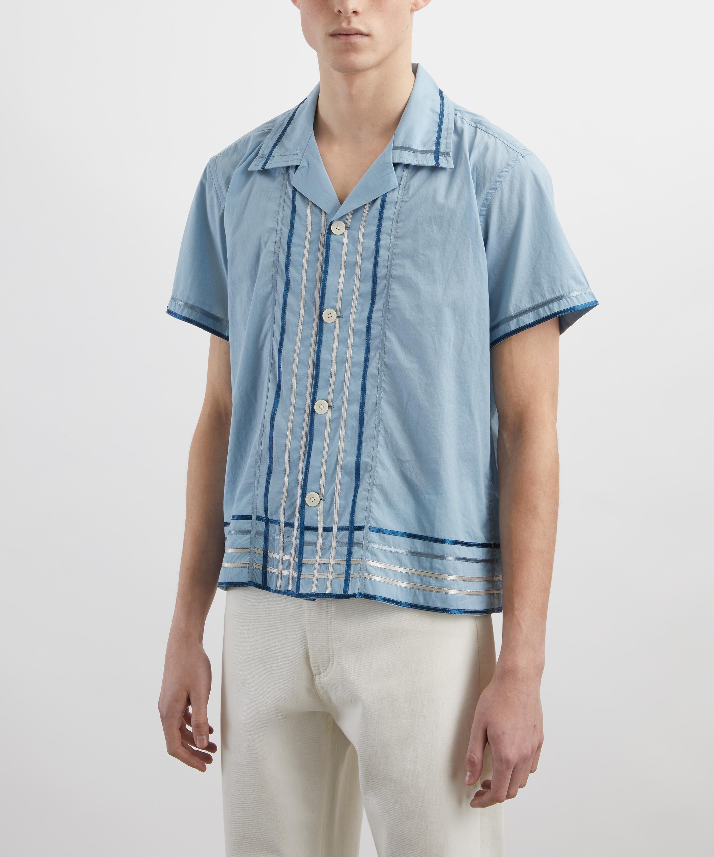 Bode - Ribbon Plaid Short-Sleeve Shirt image number 2