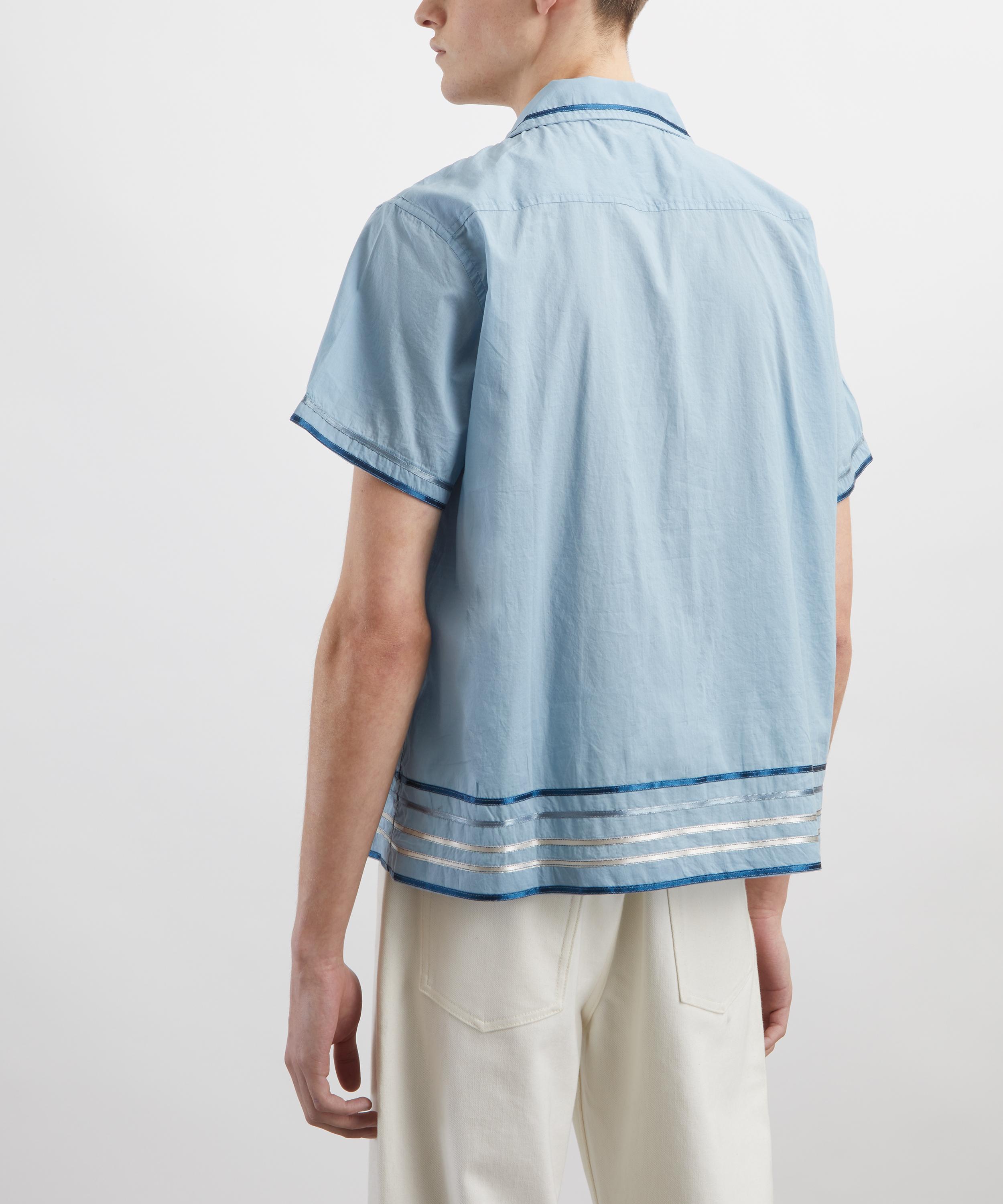 Bode - Ribbon Plaid Short-Sleeve Shirt image number 3