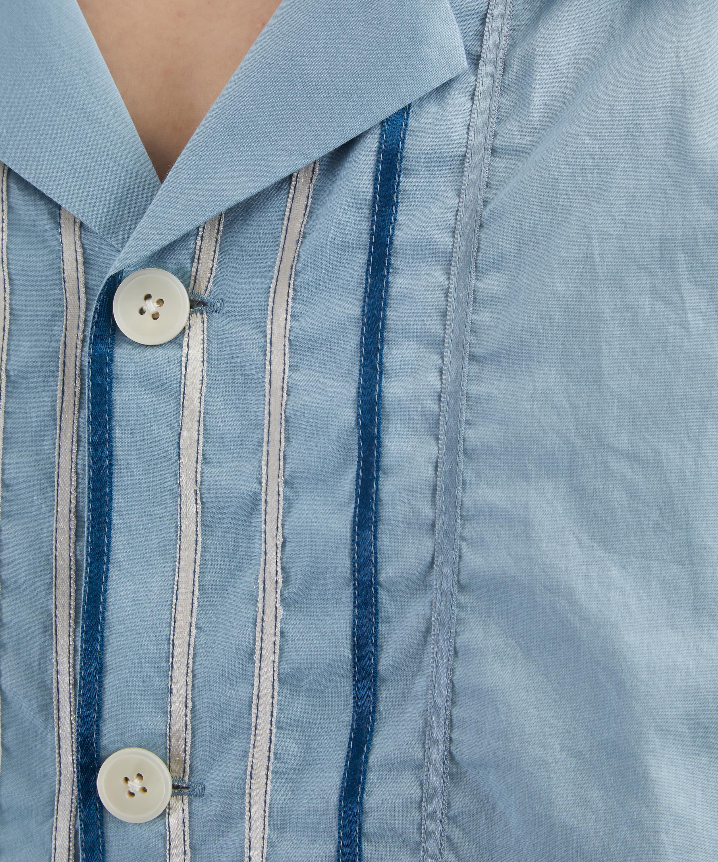 Bode - Ribbon Plaid Short-Sleeve Shirt image number 4