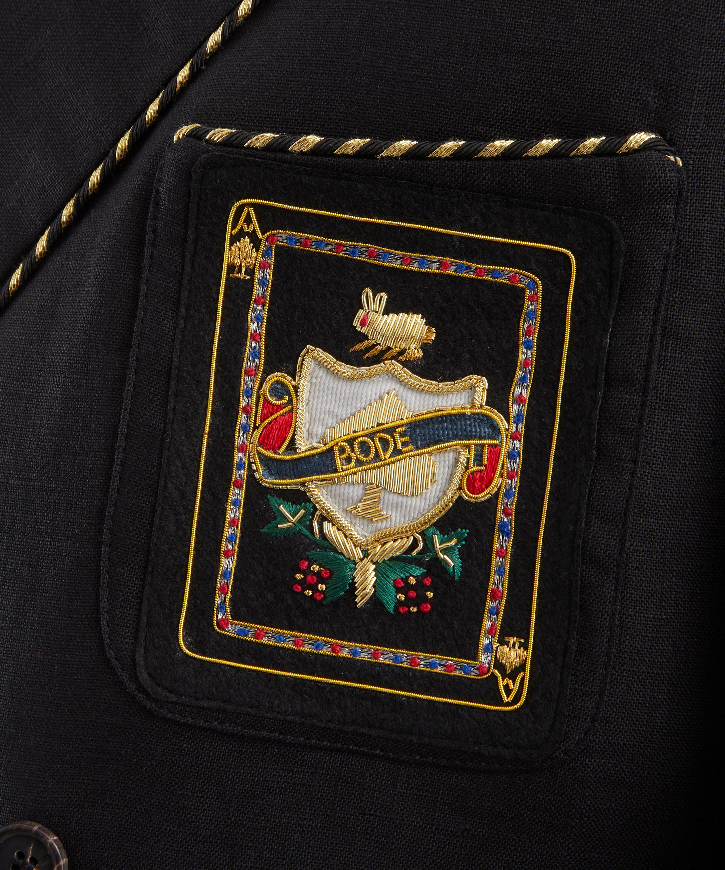 Bode - Bullion Card Suit Jacket image number 4