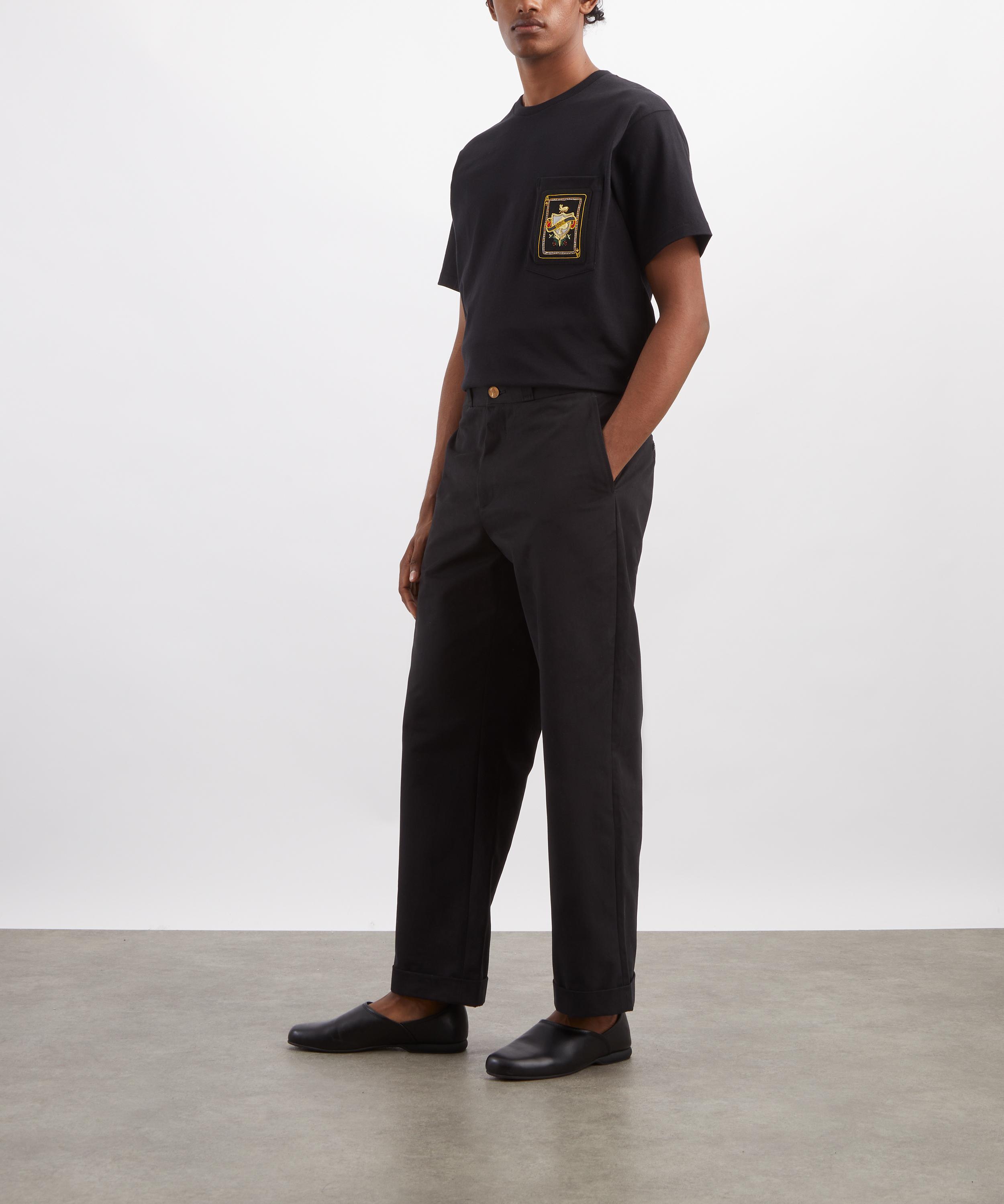 Bode - Campus Trousers in Black image number 1