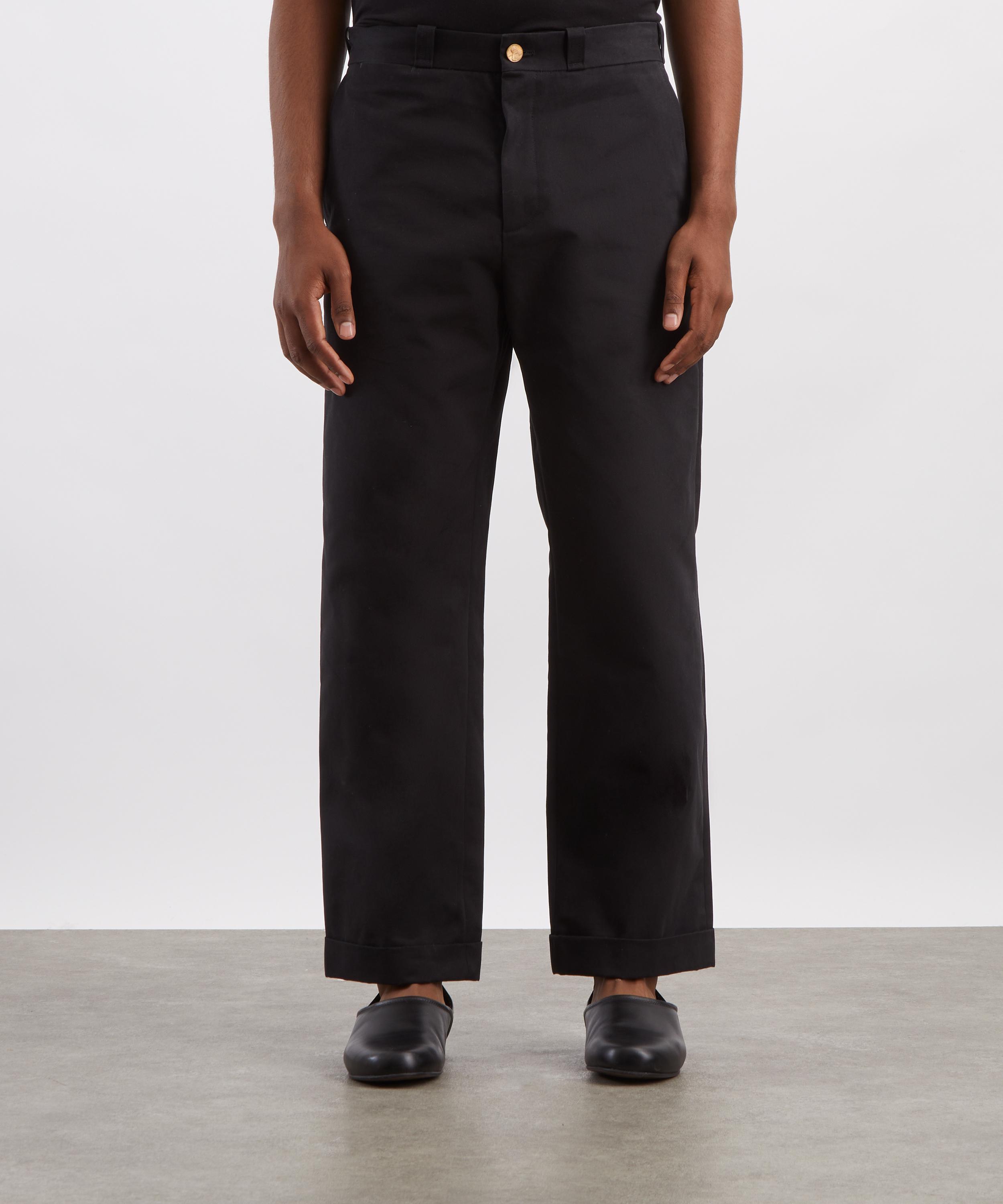 Bode - Campus Trousers in Black image number 2