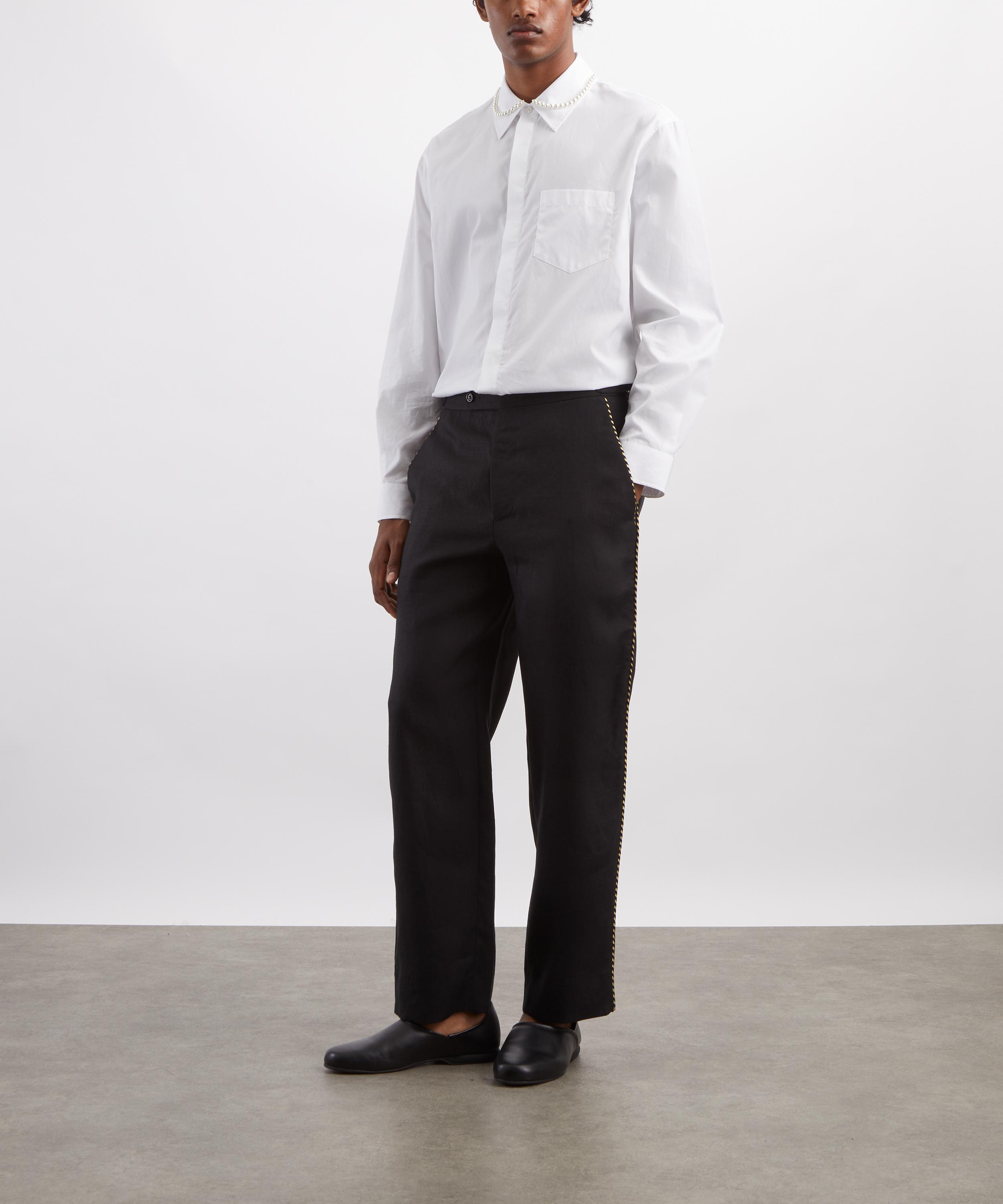 Bode - Bullion Piping Trousers image number 1