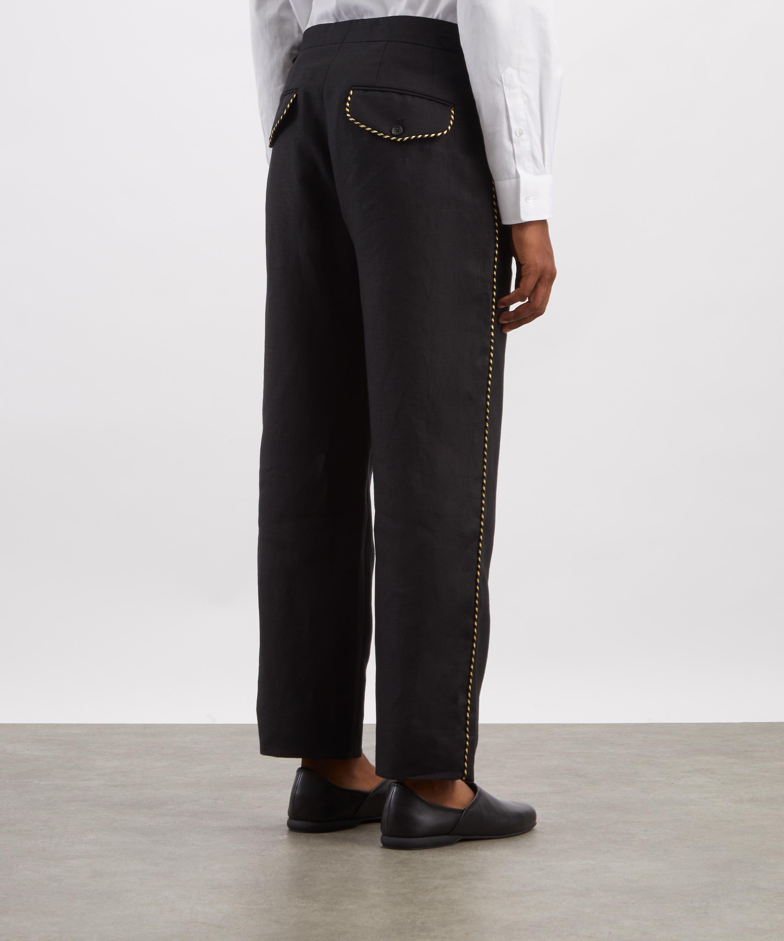 Bode - Bullion Piping Trousers image number 3