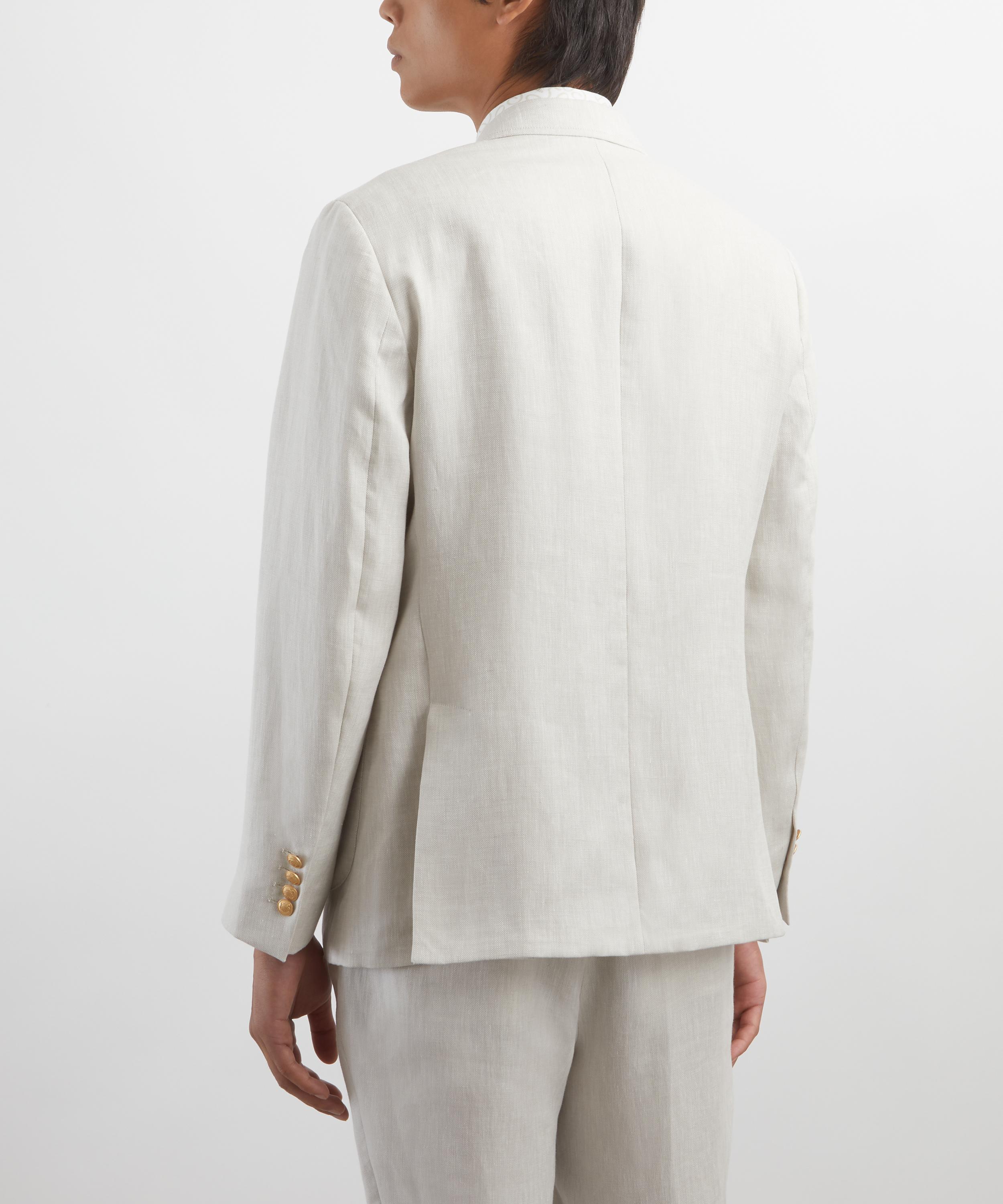 Hurlingham Polo - Kingham Linen Double-Breasted Blazer image number 3