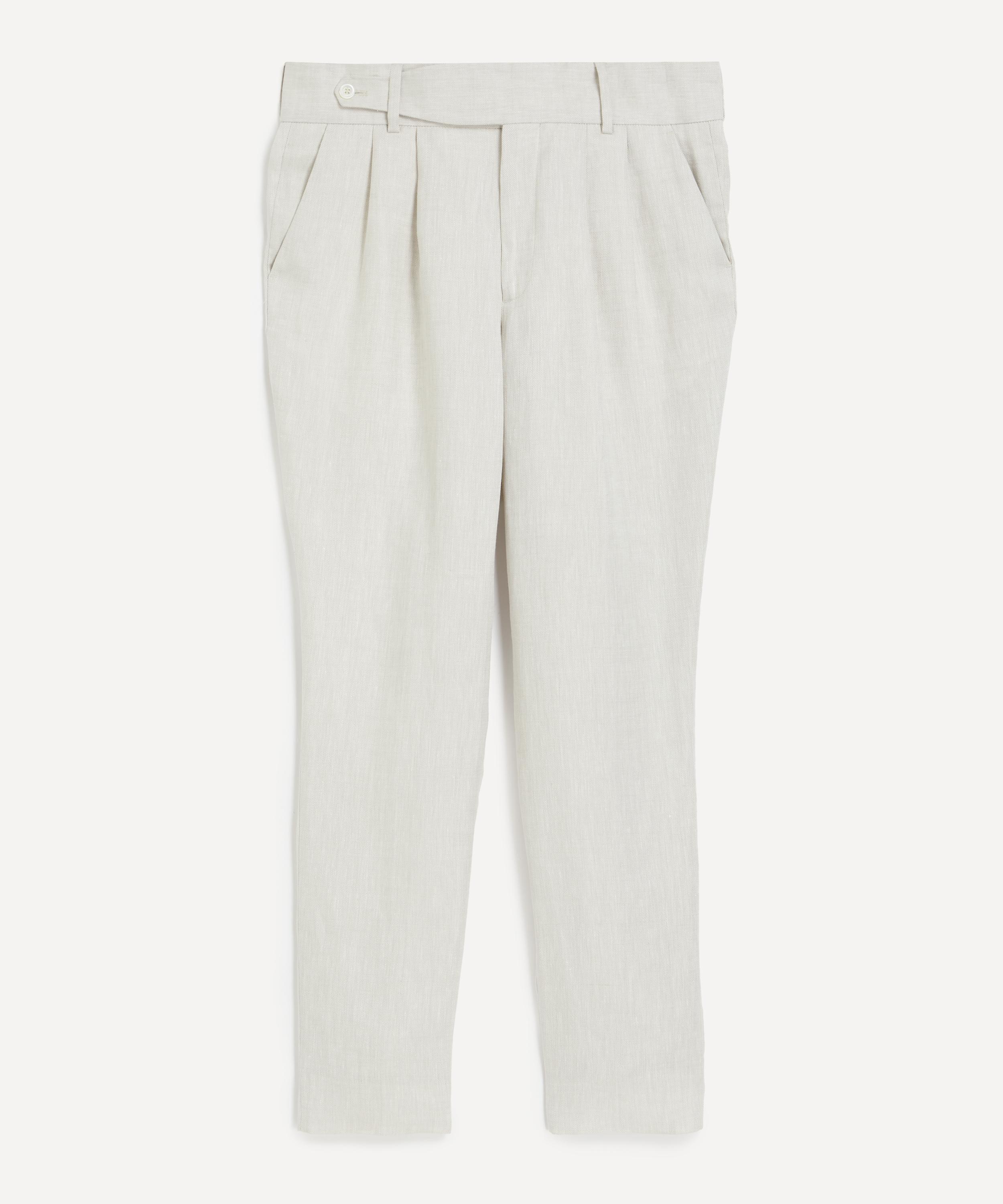 Hurlingham Polo - Lavenham Classic Linen Trousers image number 0
