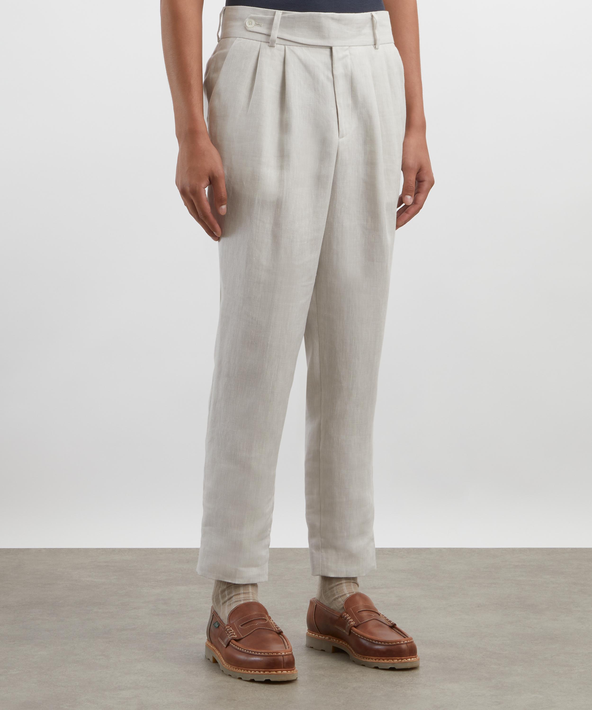 Hurlingham Polo - Lavenham Classic Linen Trousers image number 2