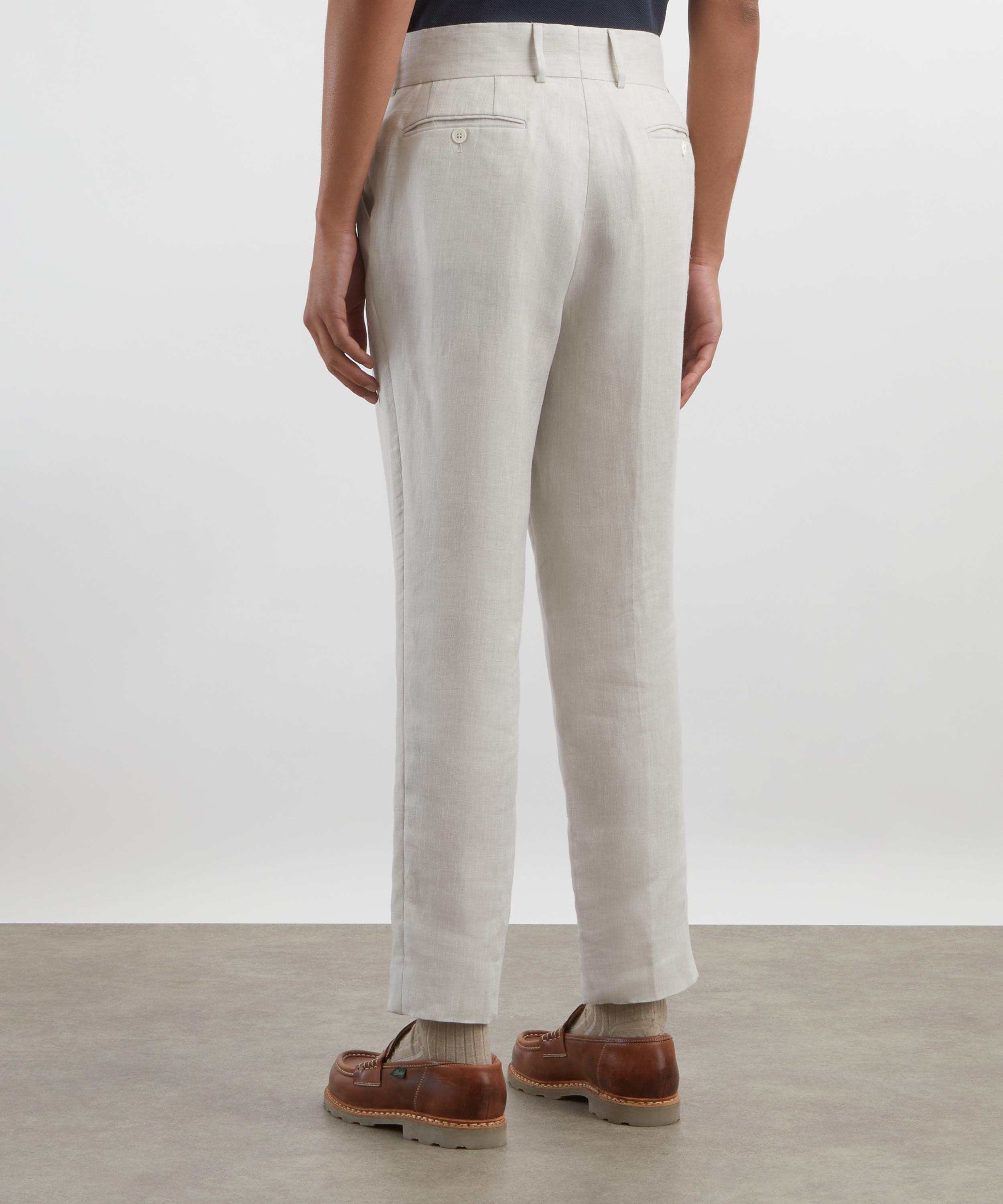 Hurlingham Polo - Lavenham Classic Linen Trousers image number 3