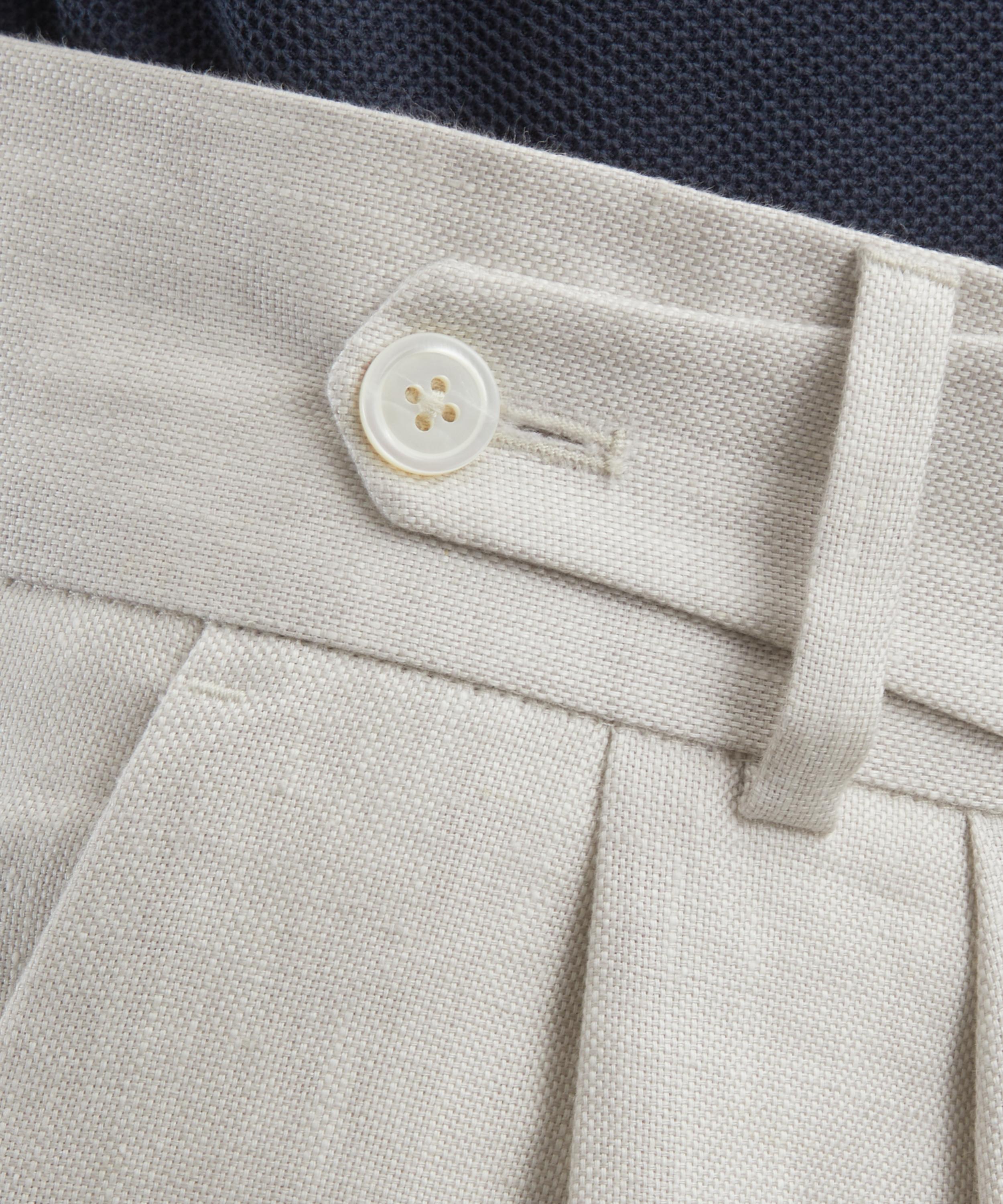 Hurlingham Polo - Lavenham Classic Linen Trousers image number 4