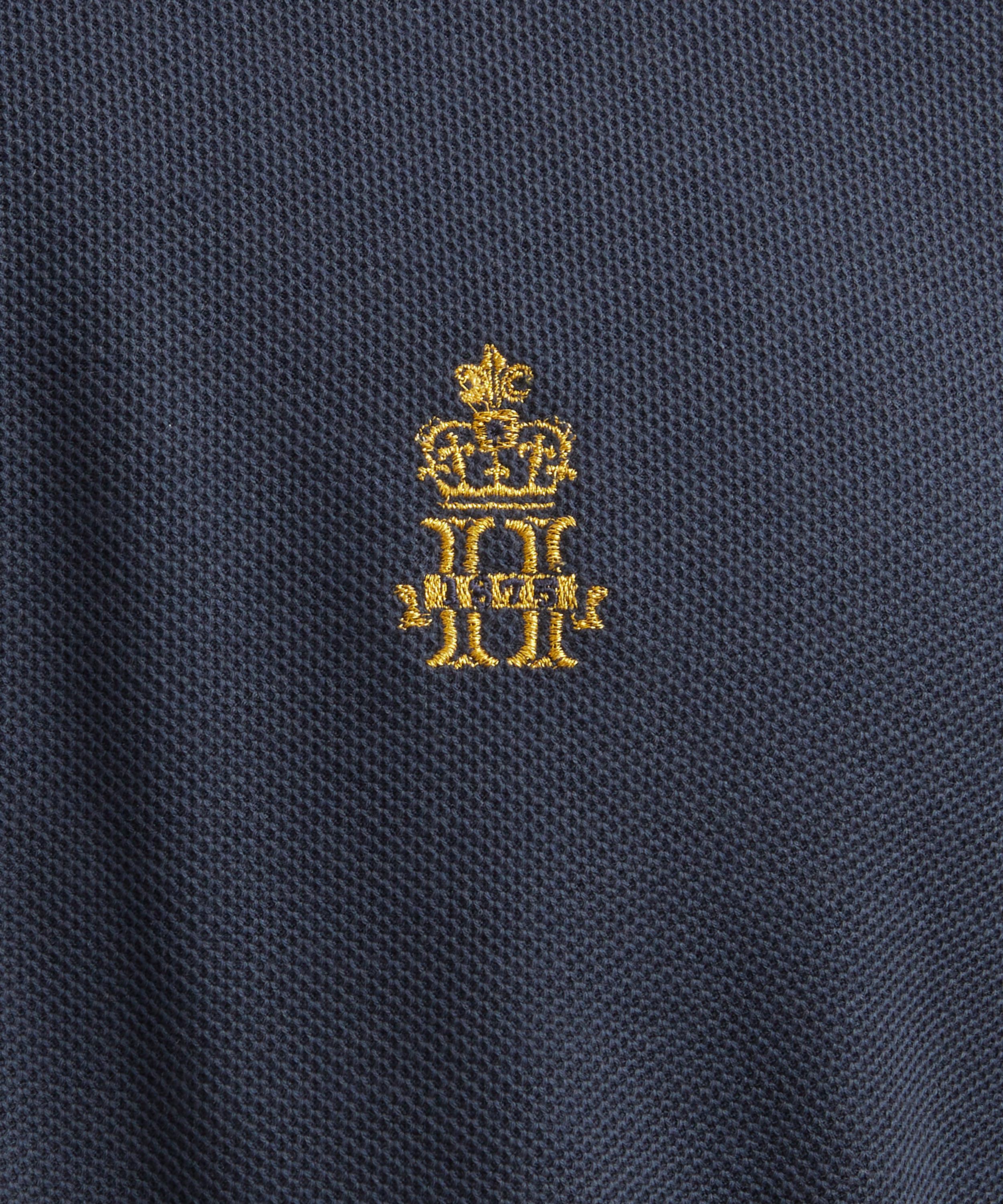 Hurlingham Polo - Kent Silk-Blend Polo Shirt image number 4