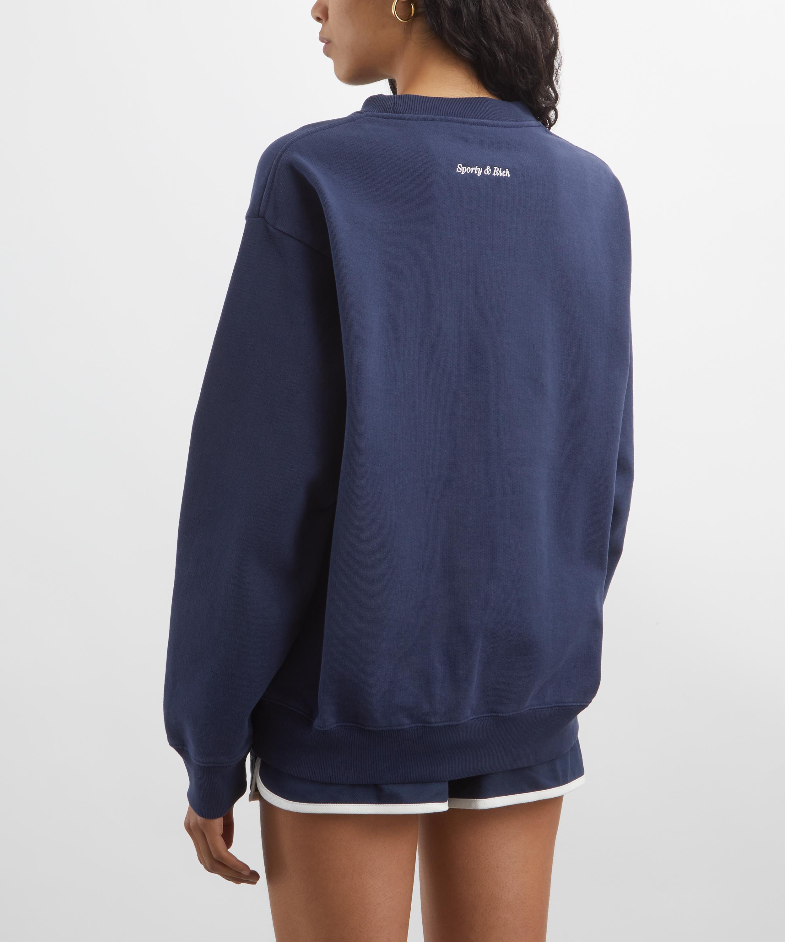 Sporty & Rich - Eden Crest Crew-Neck Sweatshirt image number 3
