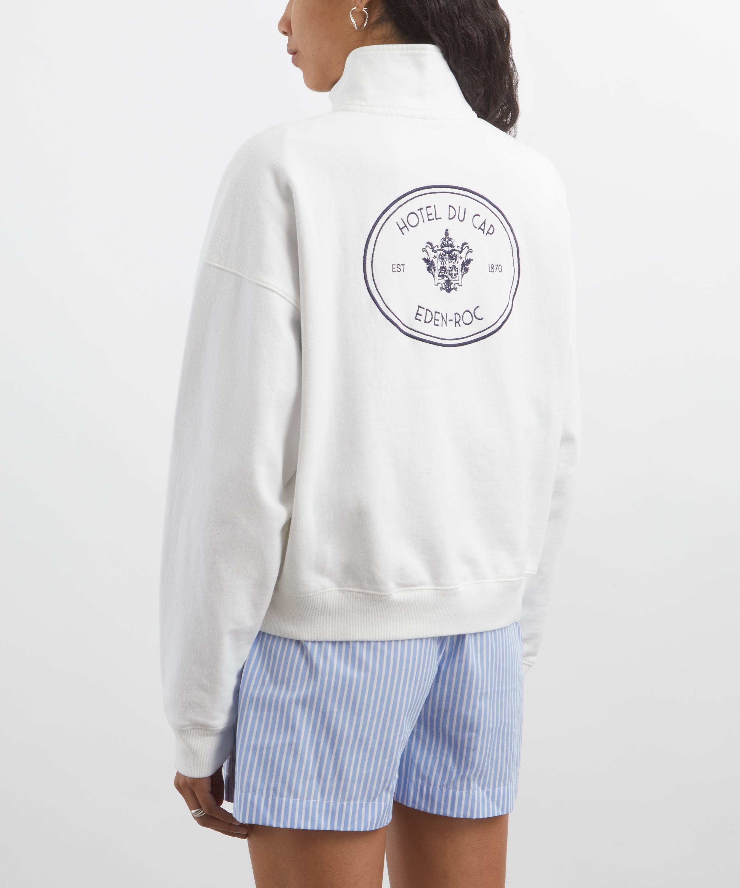 Sporty & Rich - Eden Crest Quarter Zip Sweatshirt image number 3