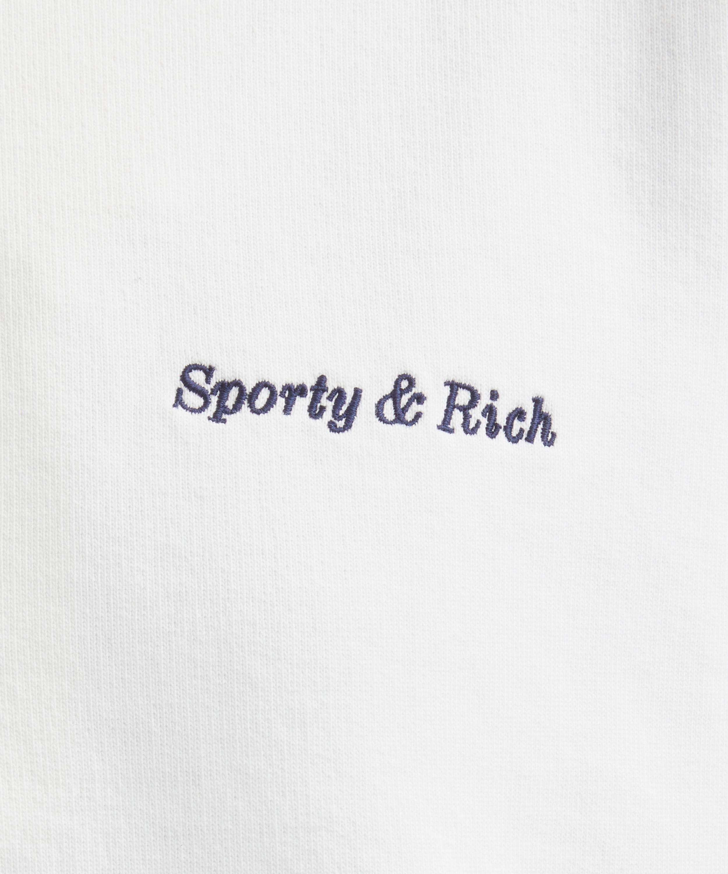 Sporty & Rich - Eden Crest Quarter Zip Sweatshirt image number 4