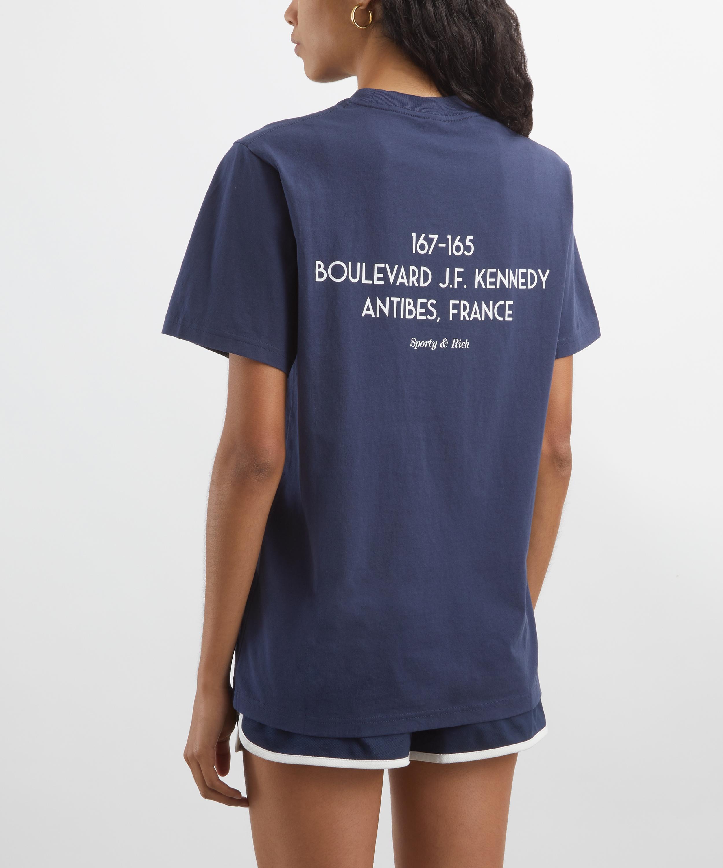Sporty & Rich - Kennedy Crest T-Shirt image number 3