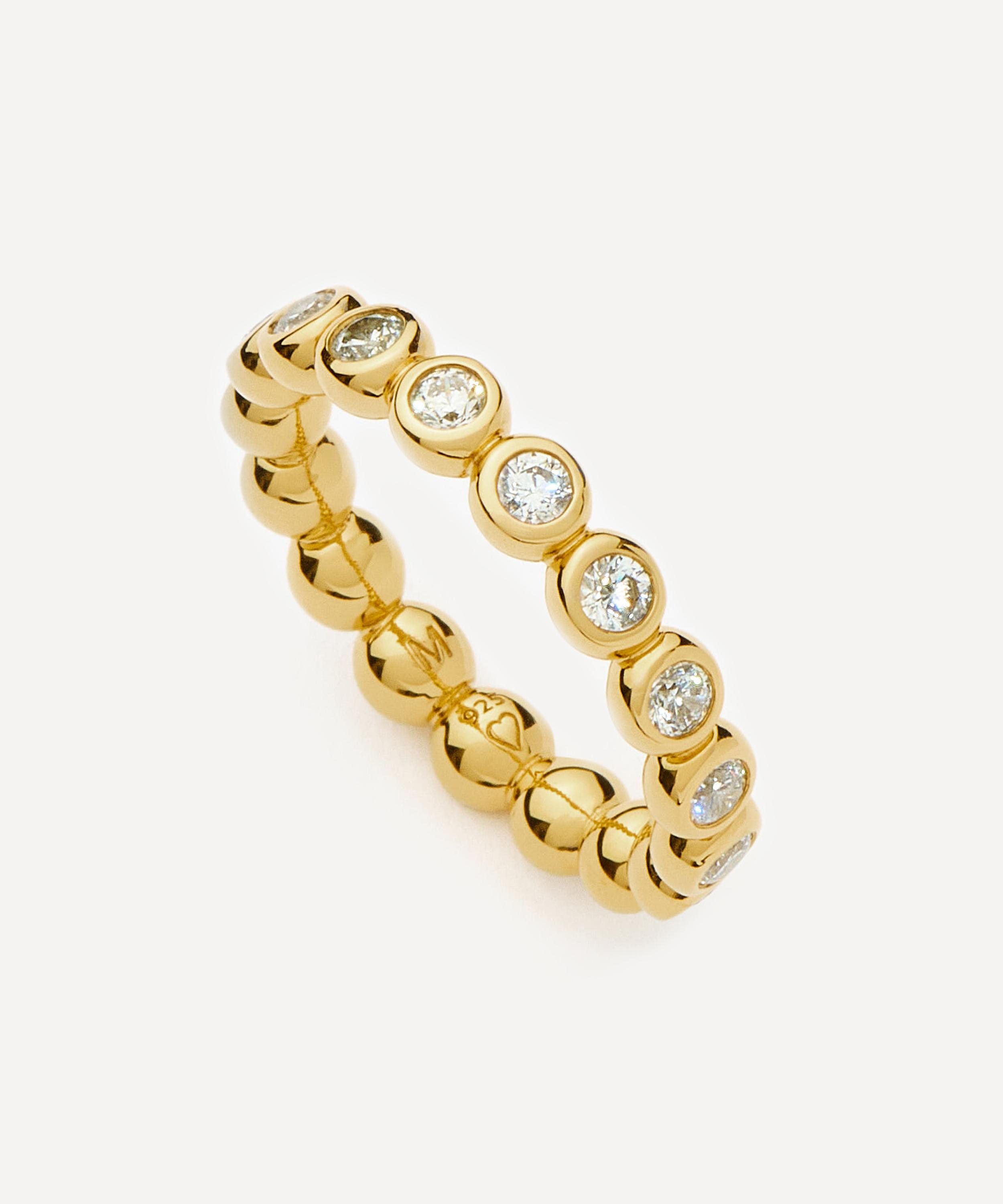 Missoma - 18ct Gold-Plated Tennis Eternity Stacking Ring