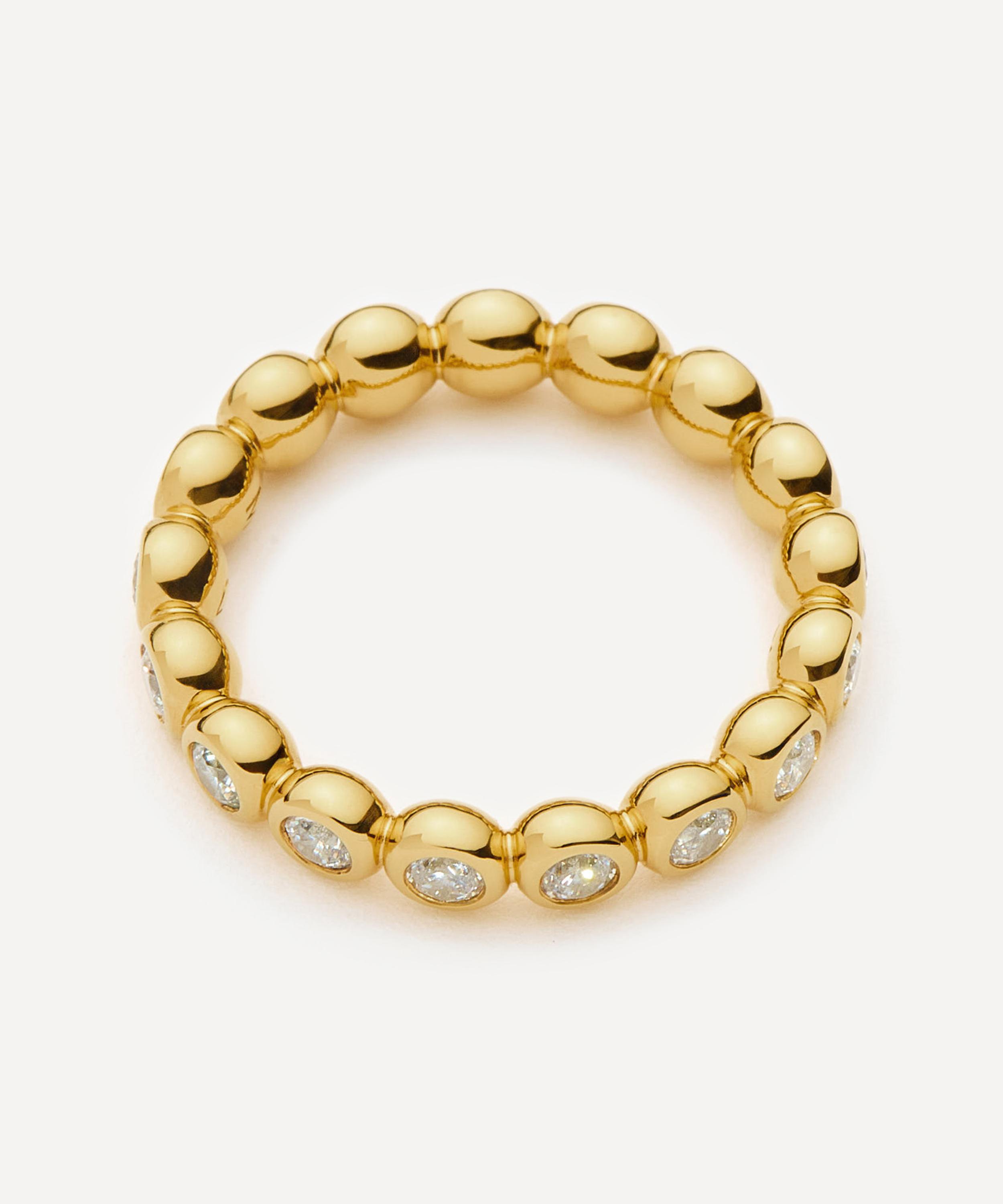 Missoma - 18ct Gold-Plated Tennis Eternity Stacking Ring image number 1