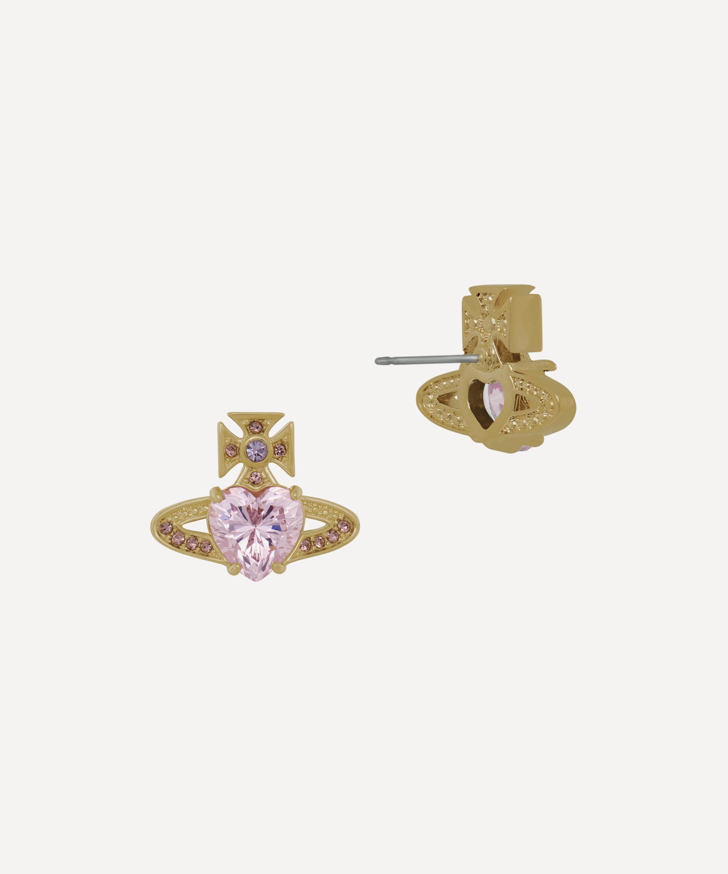 Vivienne Westwood - Gold-Tone Ariella Stud Earrings image number 1