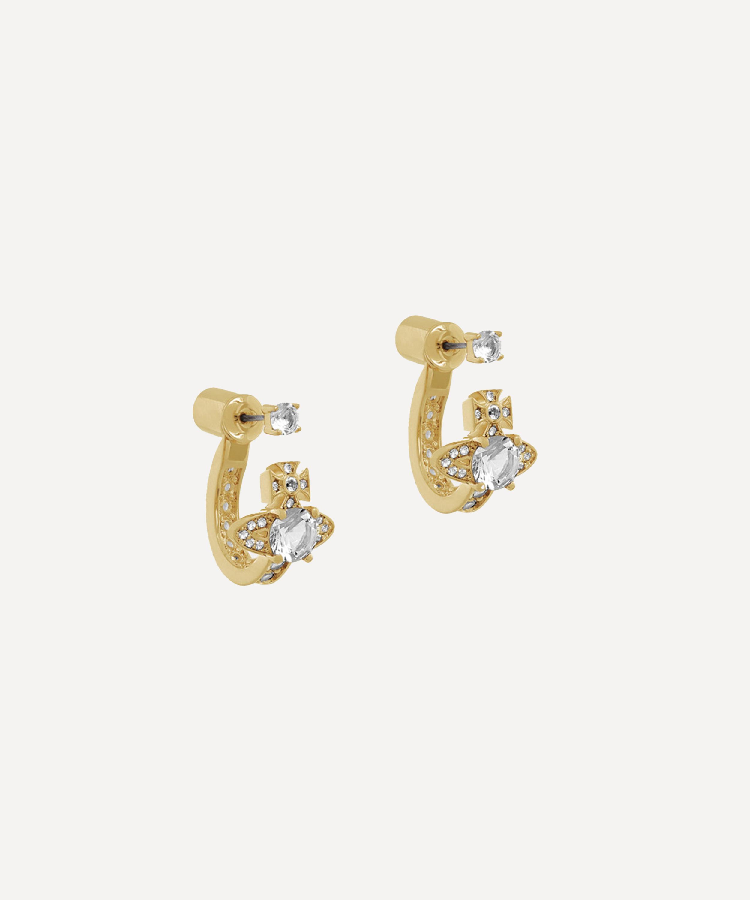 Vivienne Westwood - Gold-Tone Maitena Stud Earrings image number 1