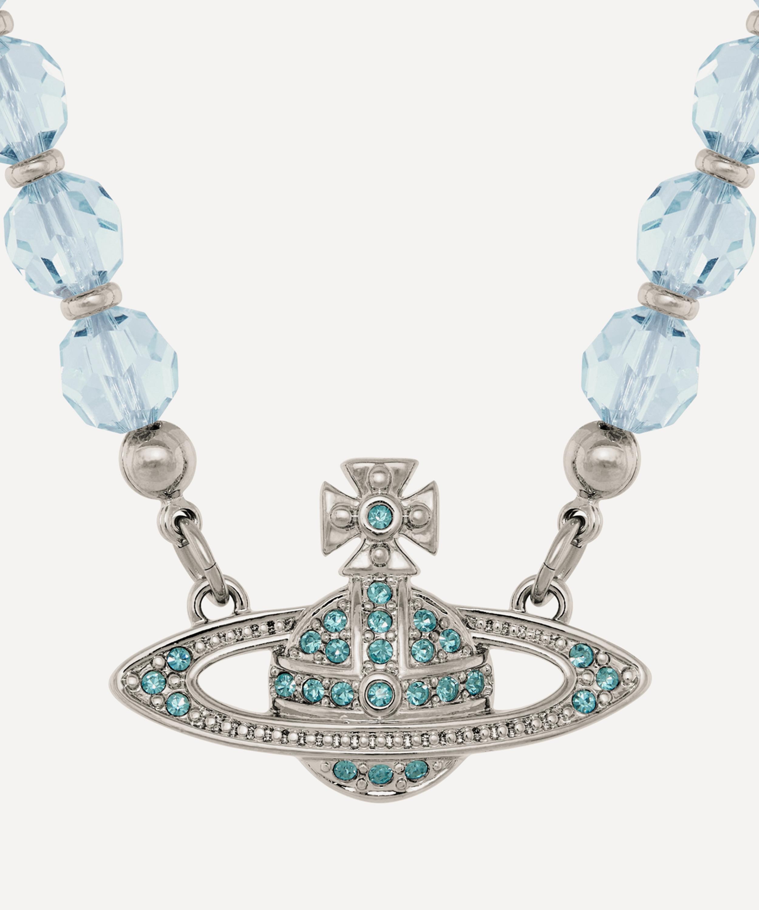 Vivienne Westwood - Platinum Messaline Choker Necklace