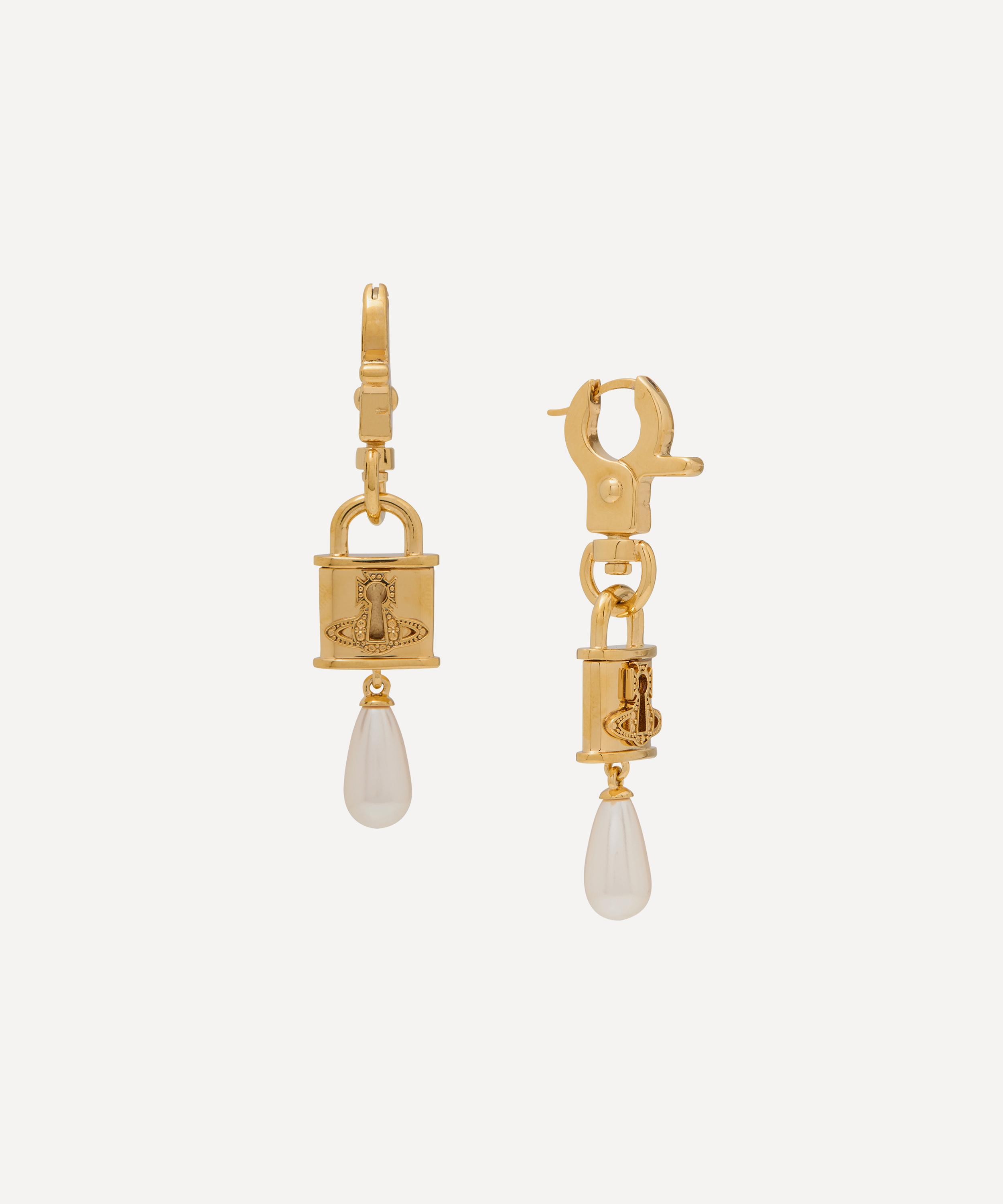 Vivienne Westwood - Gold-Tone Celestia Drop Earrings image number 1