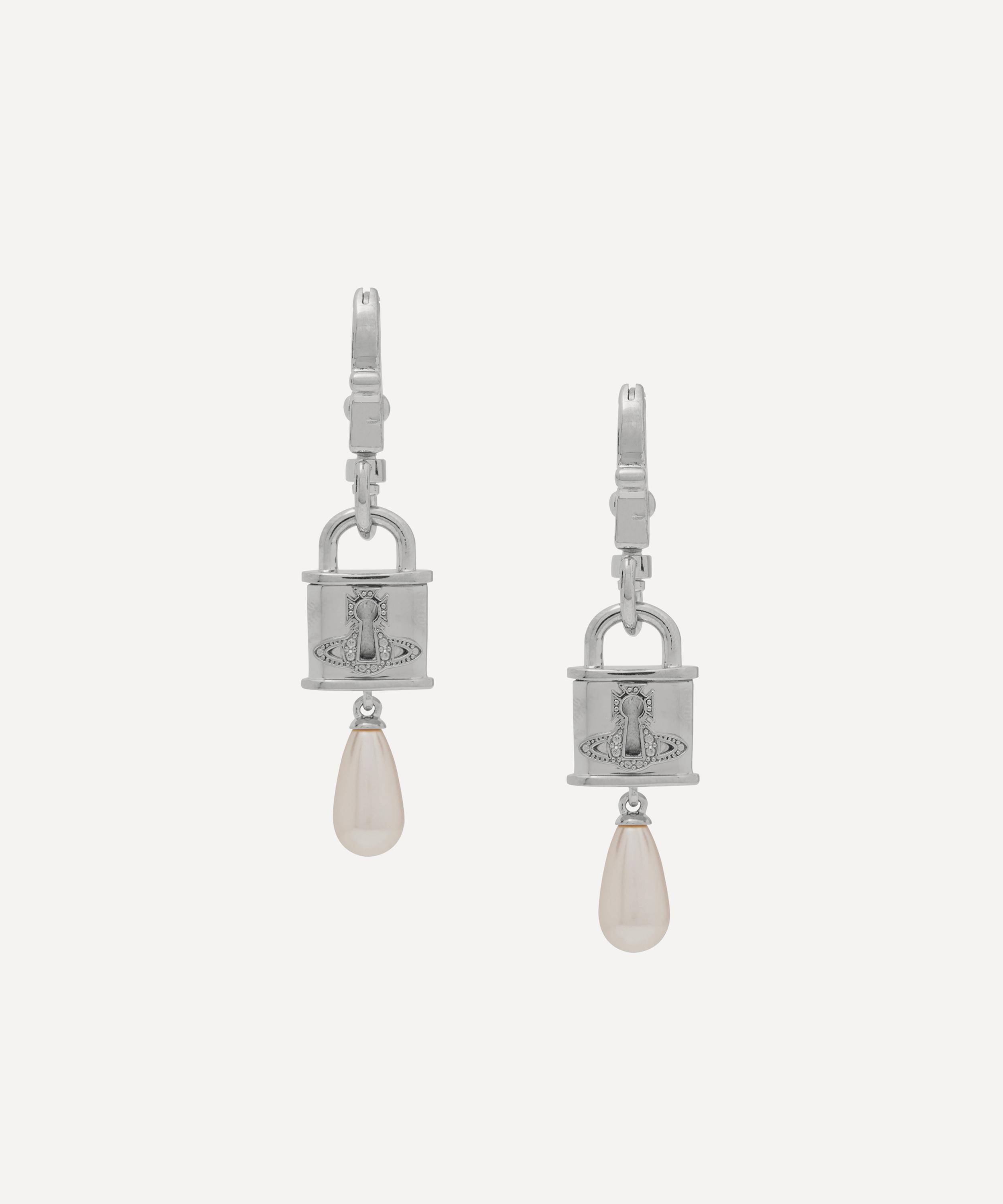 Vivienne Westwood - Platinum Celestia Drop Earrings