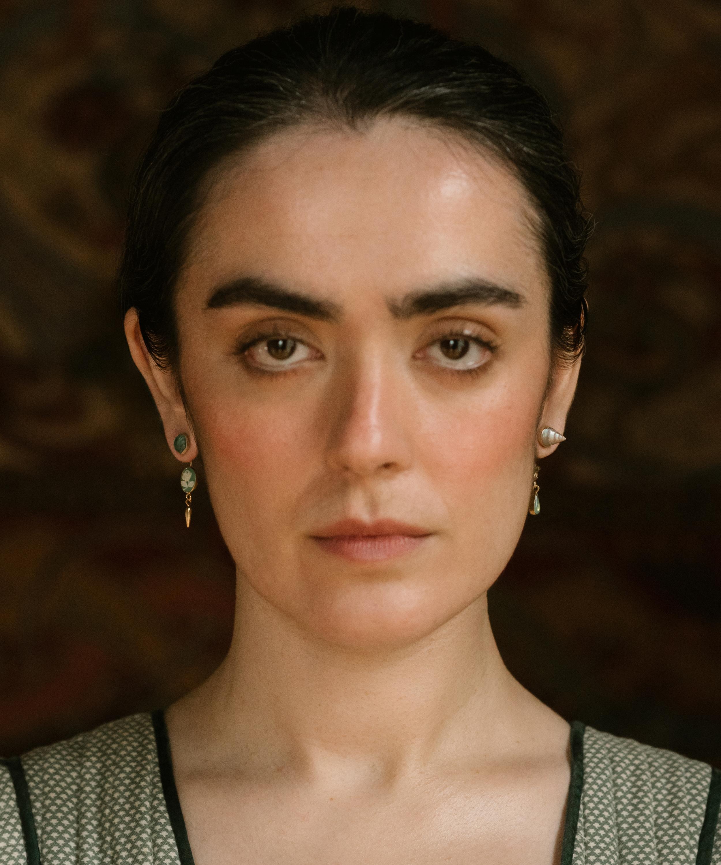 Grainne Morton - 18ct Gold-Plated Double Detachable Victorian Drop Earrings image number 1