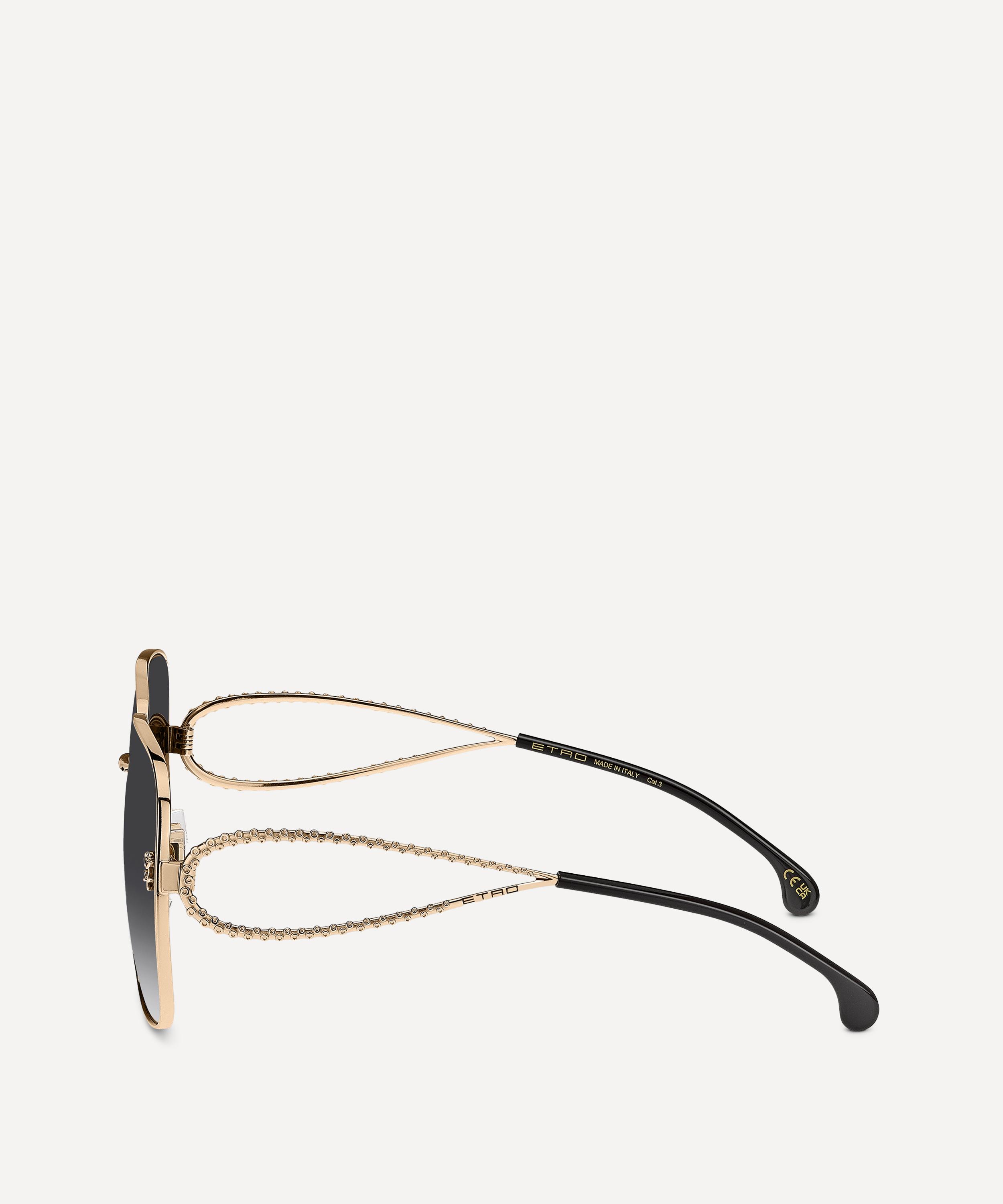 Etro - Paisley Aviator Sunglasses image number 4
